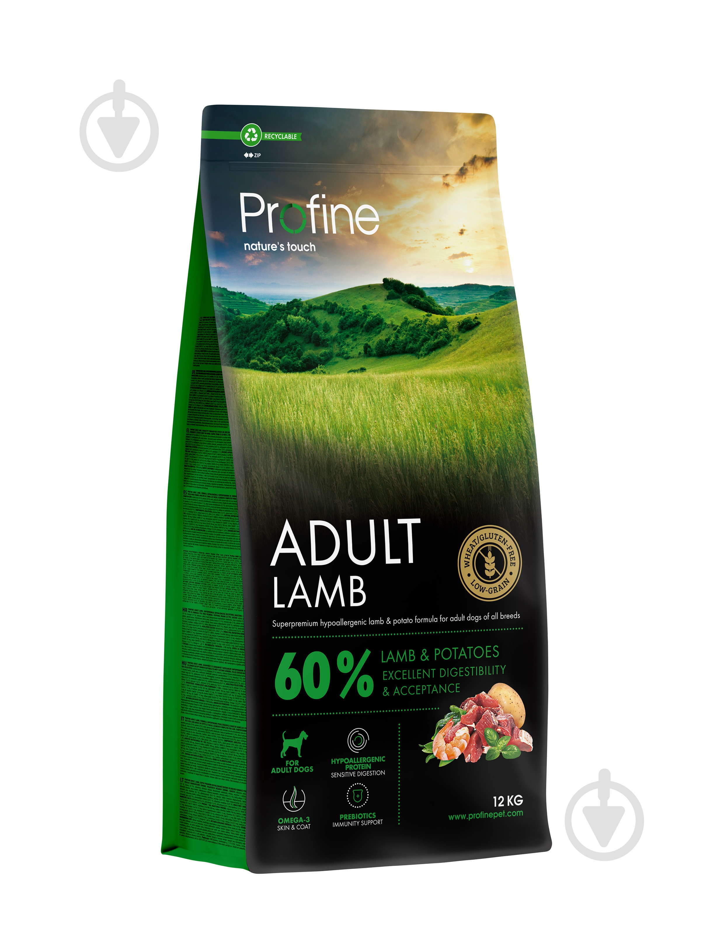 Корм сухий Profine Adult для дорослих собак всіх порід з ягнятиною та картоплею 12 кг - фото 1