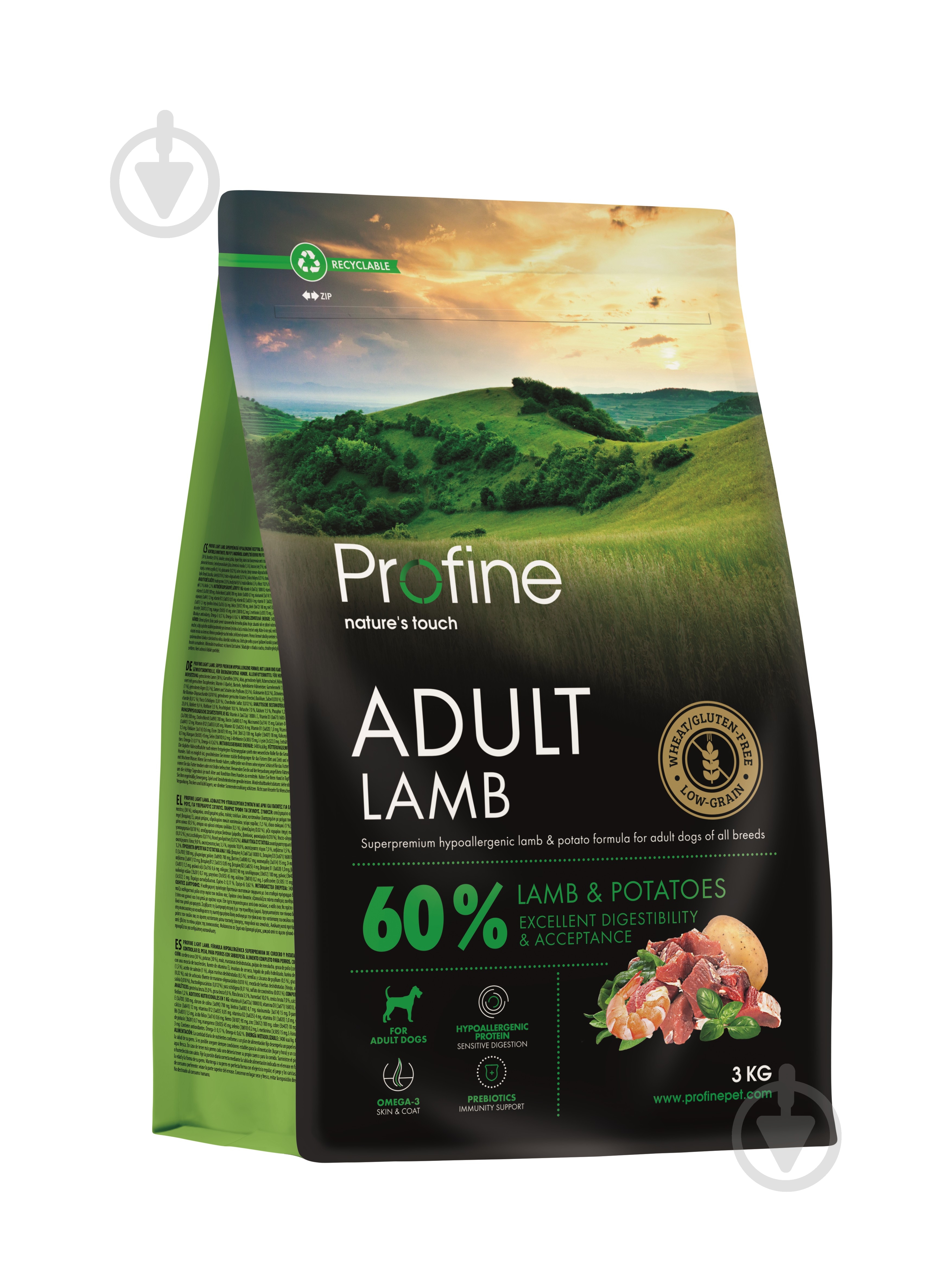 Корм сухий Profine Adult дорослих собак всіх порід з ягнятиною та картоплею 3 кг - фото 1