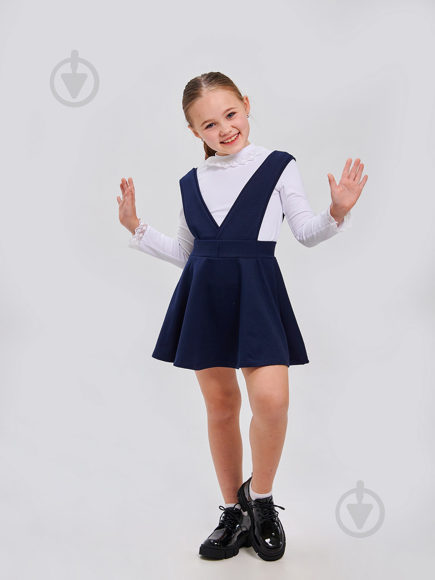 Сарафан для дівчаток Smil р.116 темно-синій 120401 - фото 2