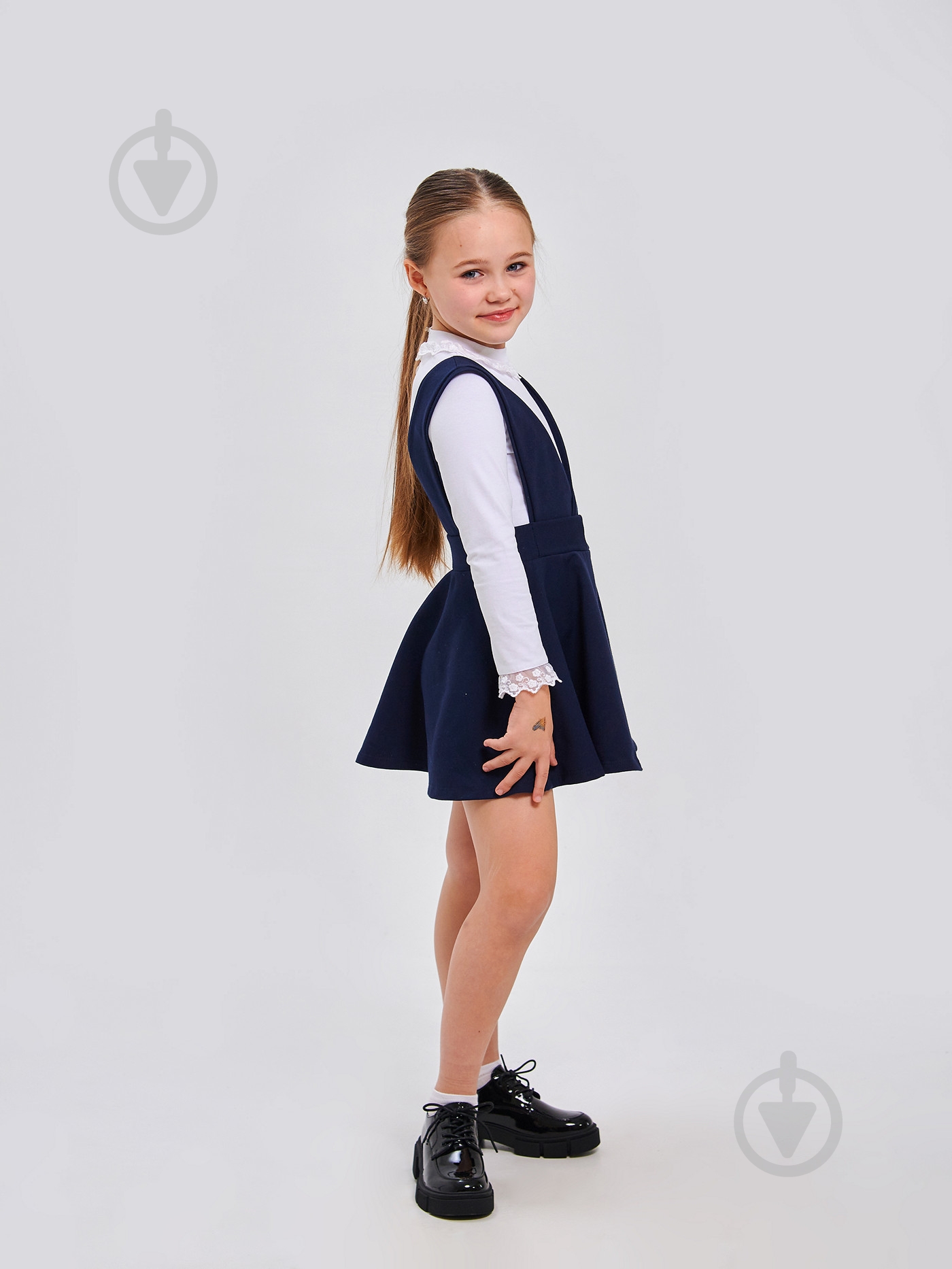 Сарафан для дівчаток Smil р.116 темно-синій 120401 - фото 1