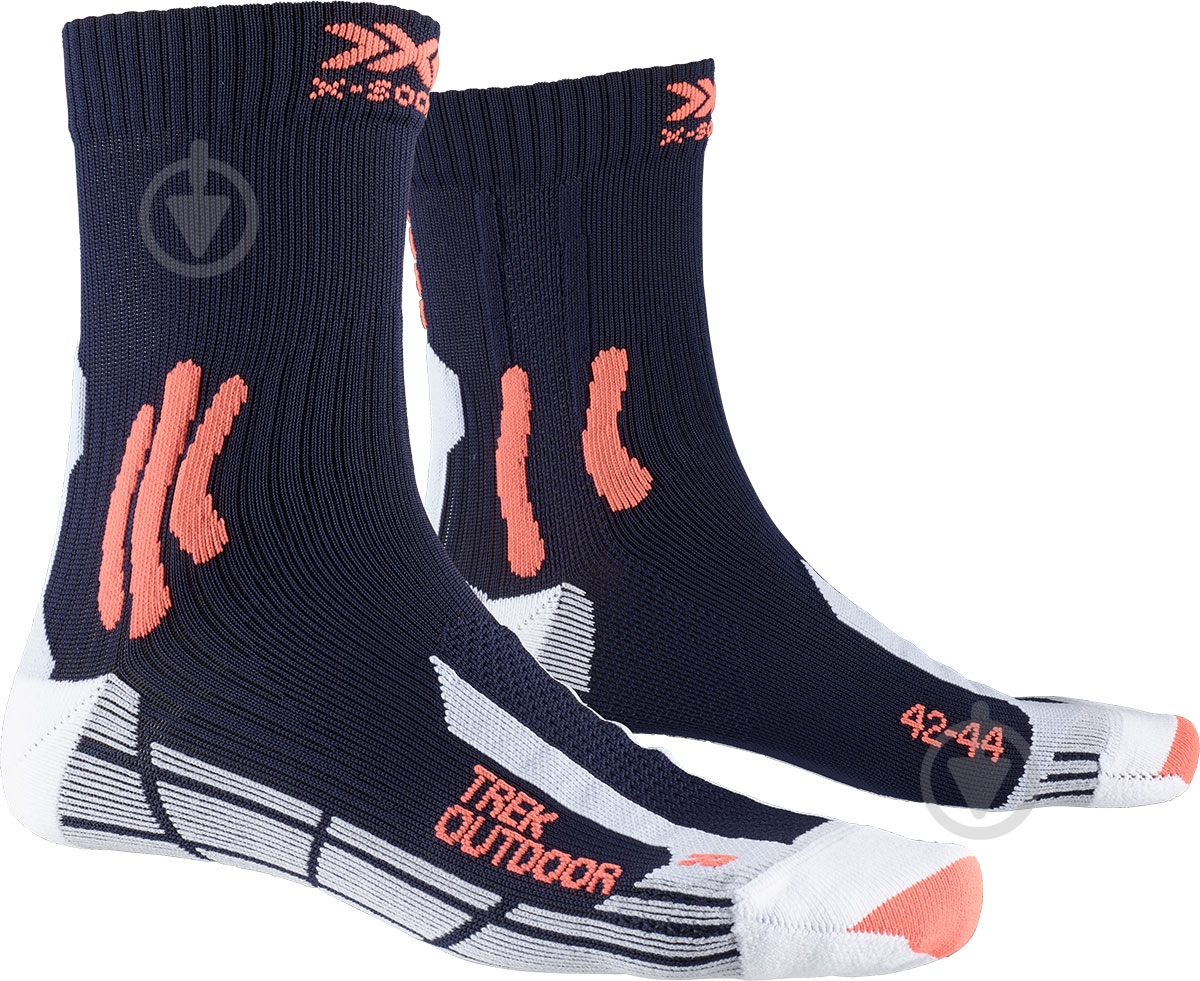 Носки X-Socks Trek Outdoor XS-TS13S19U-A046 р.39-41 синий - фото 1 Носки X-Socks Trek Outdoor XS-TS13S19U-A046 р.39-41 синий - фото 1
