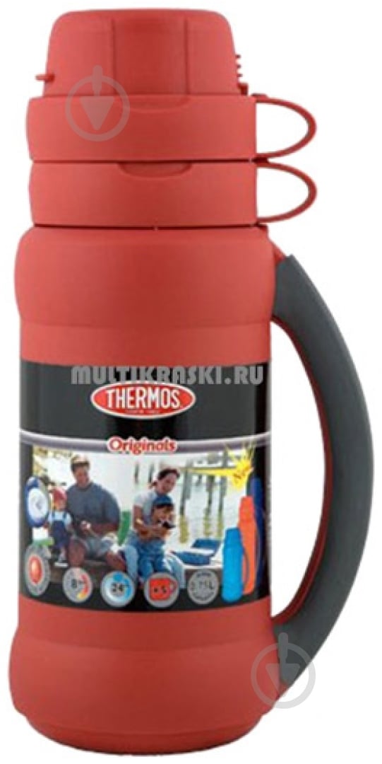 Термос Thermos 1 л красный 34-100 - фото 1