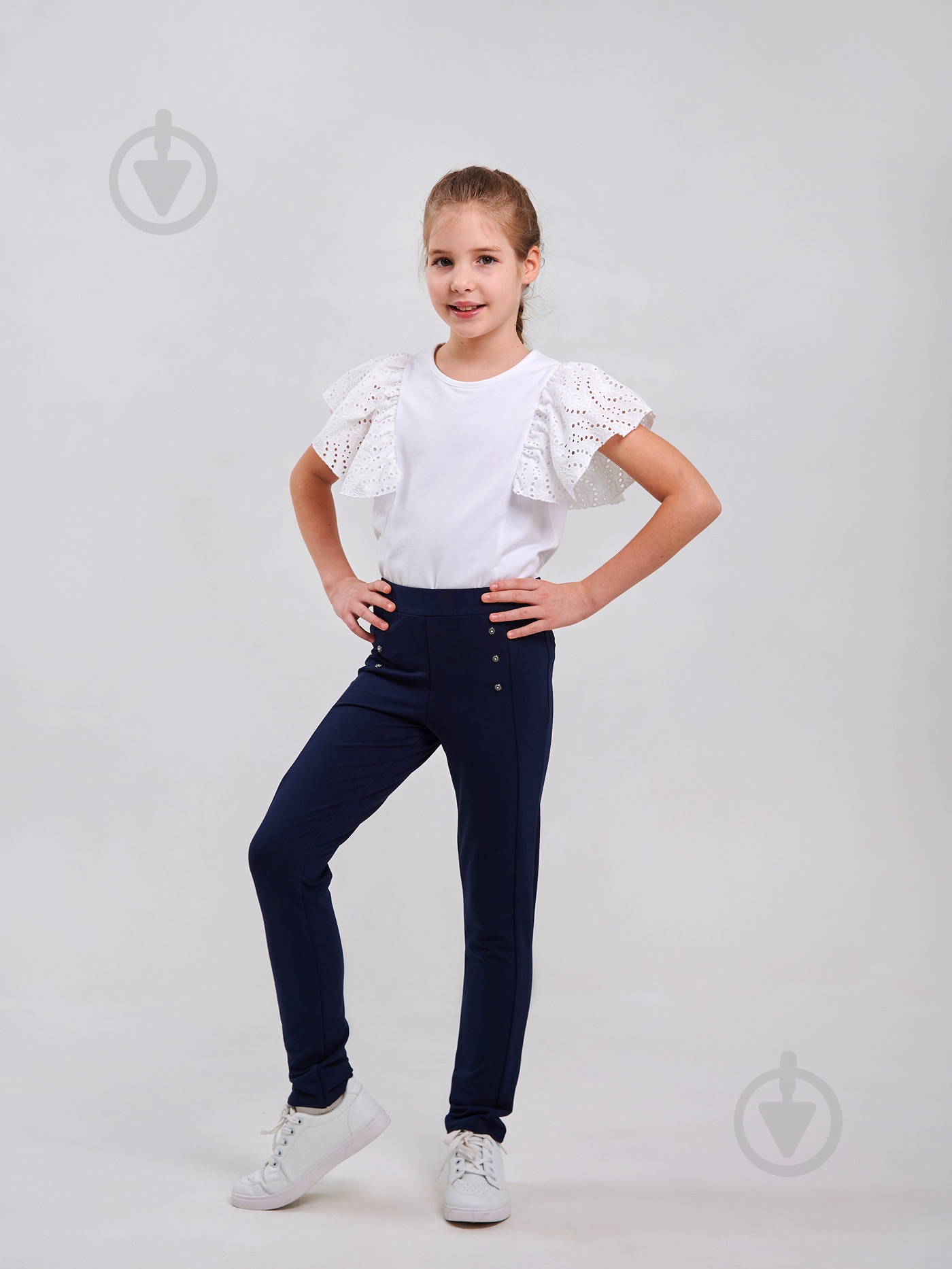 Брюки Smil 115607 р.128 темно-синий - фото 1 Брюки Smil 115607 р.128 темно-синий - фото 1