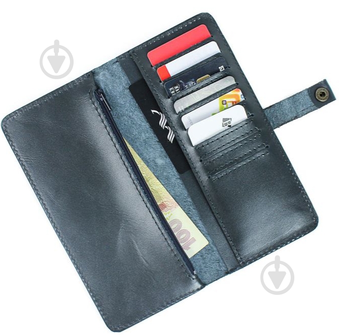 Портмоне The Wings Medium Purse синий TW-Medium-blue-ksr - фото 1