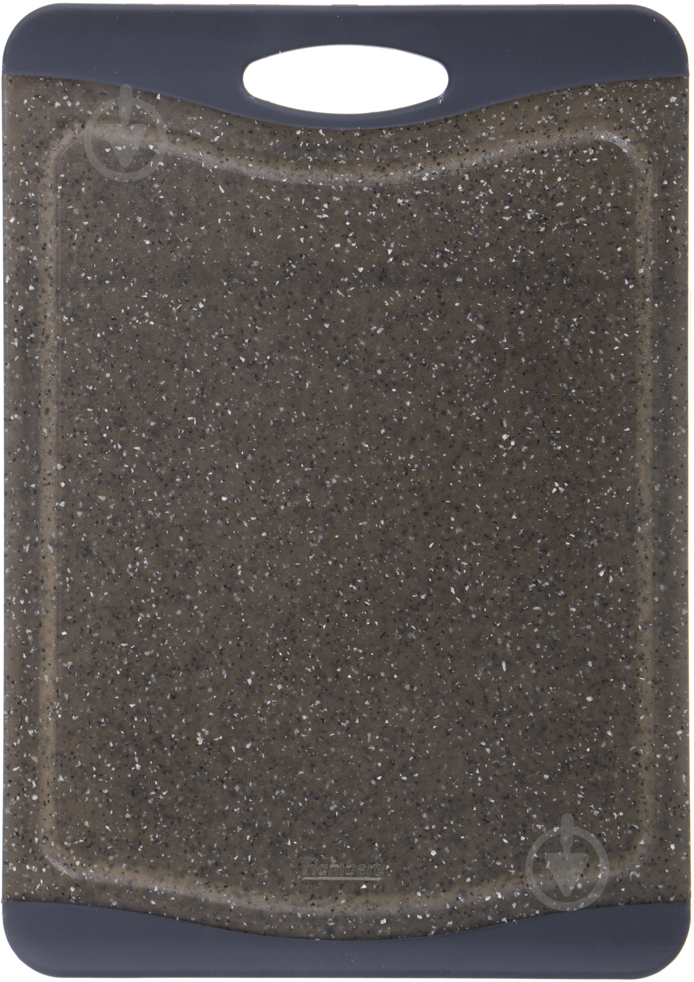 Дошка кухонна з ручкою Flamberg Graphite Non-Slip 28,4х20х1,1 см - фото 1