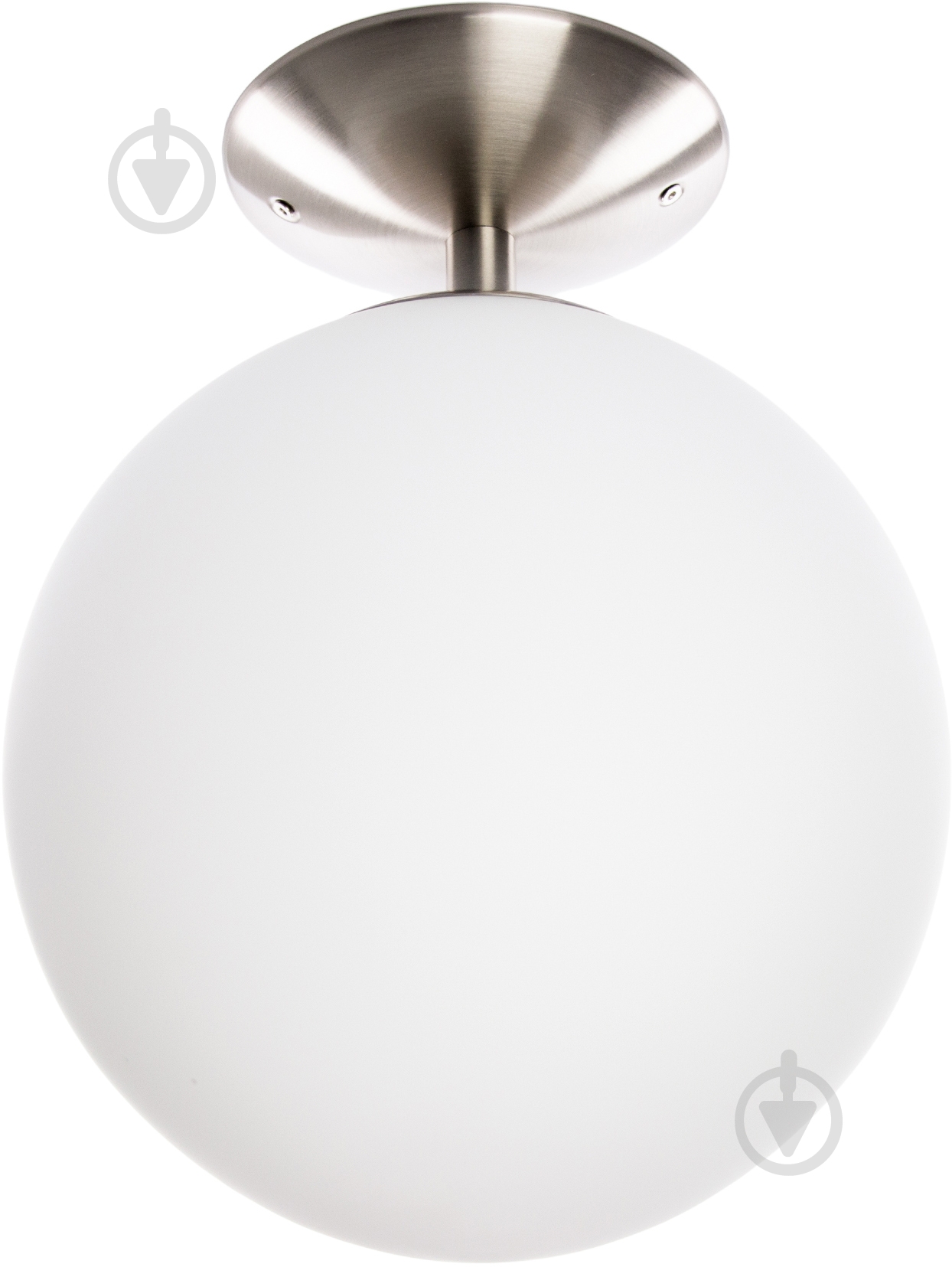 Люстра стельова Eglo Rondo 1xE27 білий/матовий нікель 91589 - фото 1