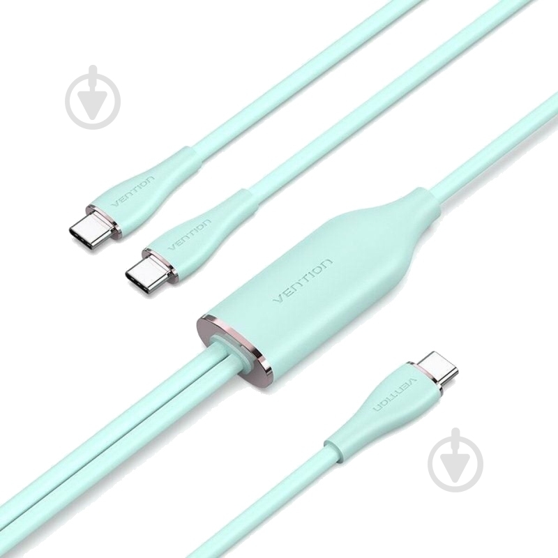 Кабель Vention 1,5 м зеленый (CTMGG) - фото 1