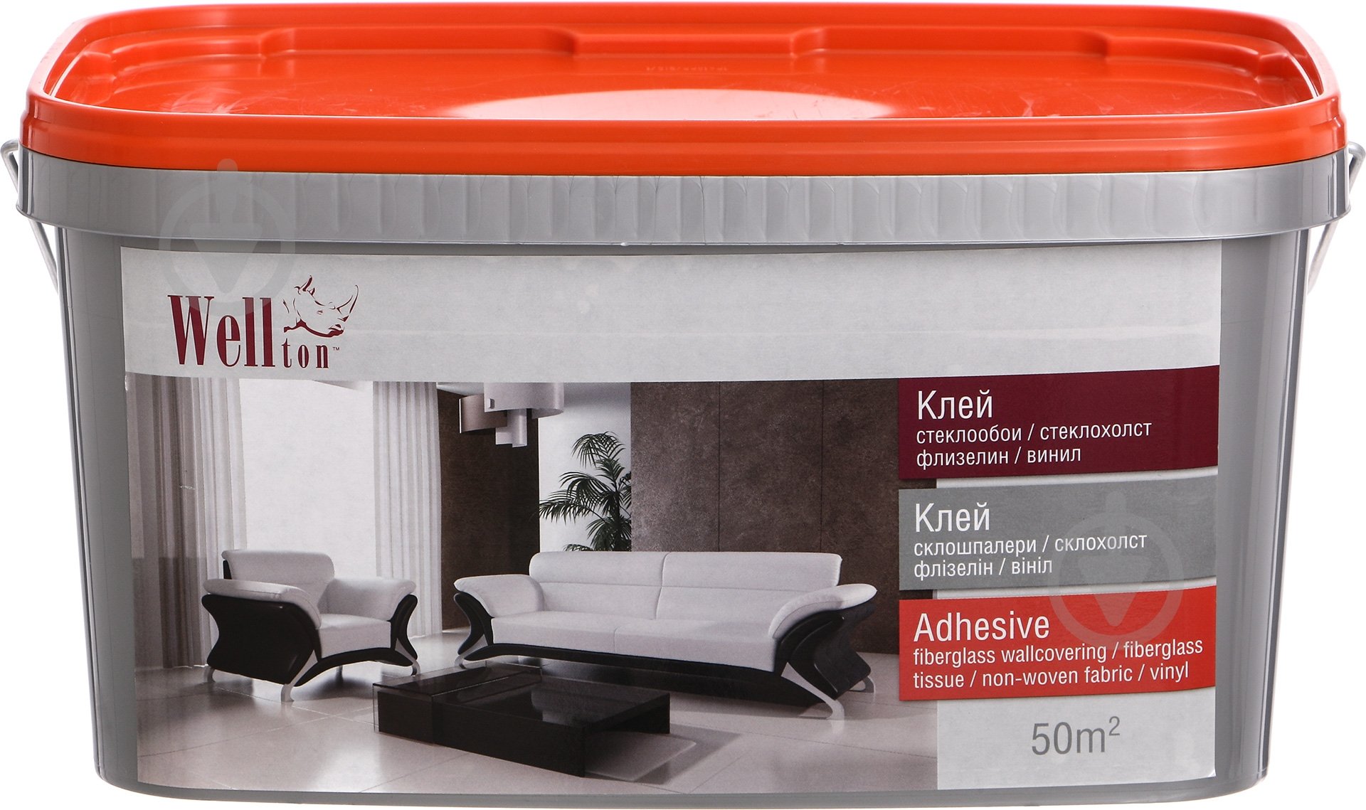 Клей для стеклообоев Wellton GW10 10 кг - фото 1