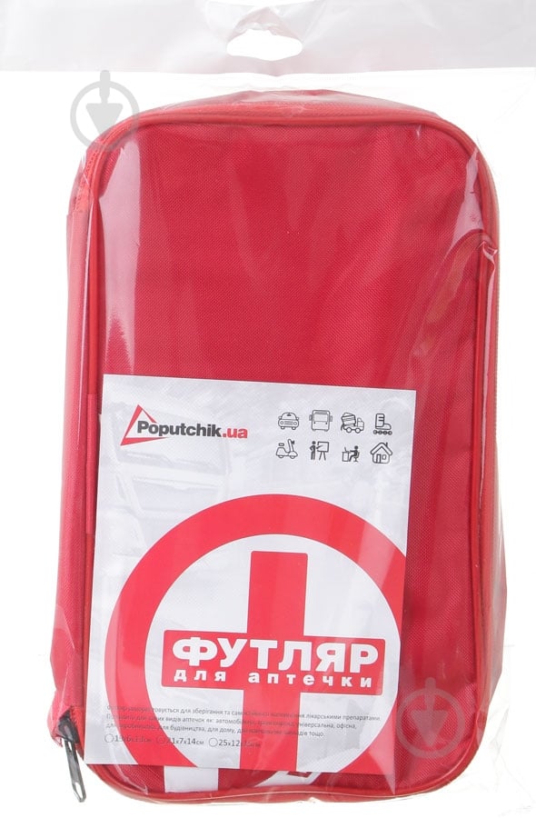 Футляр для аптечки (Ф-02-012-М) Poputchik красный - фото 3