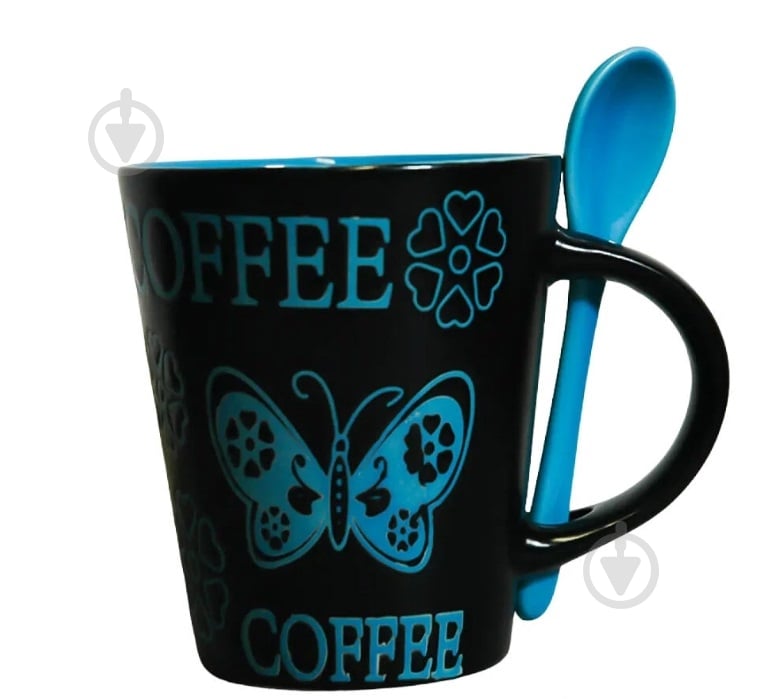 Чашка Vittora Чашка Барви ночі з ложкою Vittora, 360 мл, порцеляна - фото 3 Чашка Vittora Чашка Барви ночі з ложкою Vittora, 360 мл, порцеляна - фото 3