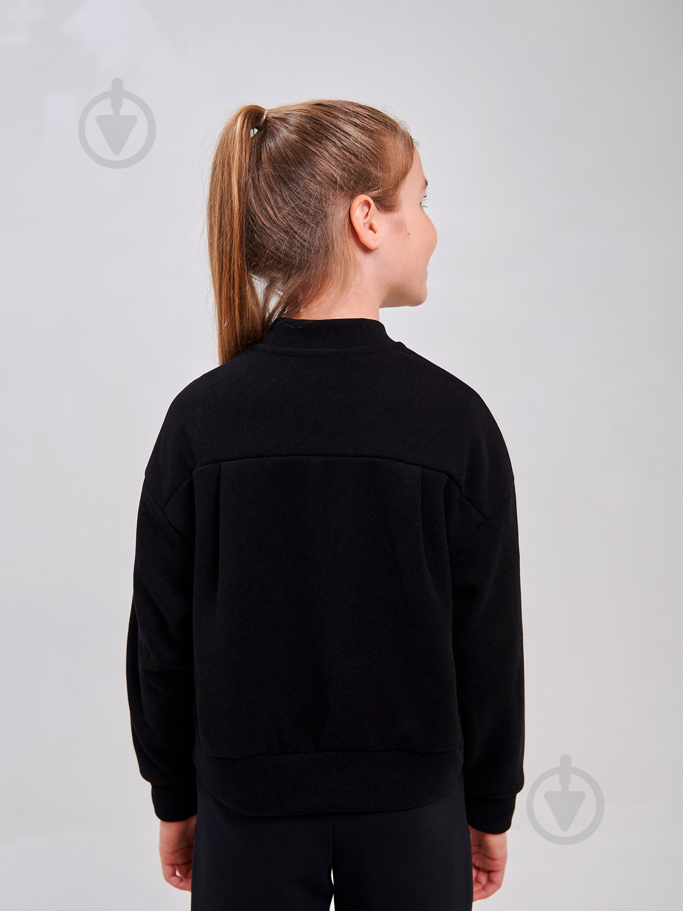 Джемпер для девочки Smil р.128 черный 116640 - фото 2