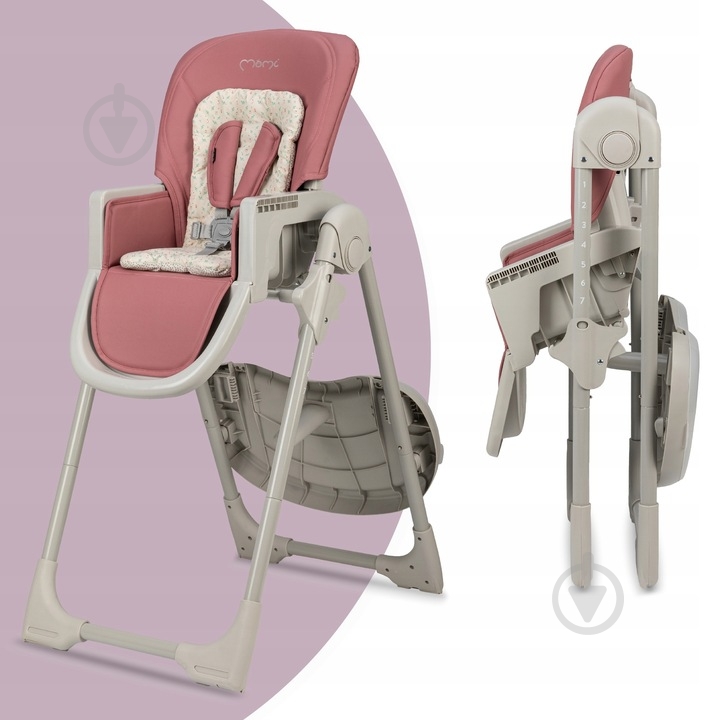 Стільчик для годування MoMi GOJO pink - фото 7