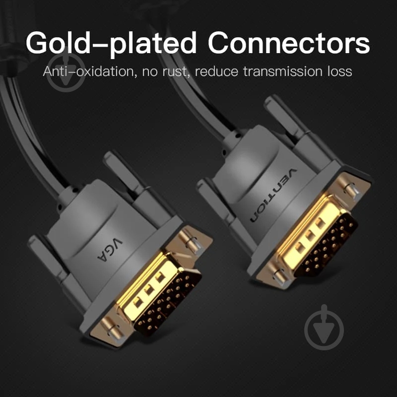 Кабель Vention 8 м черный (DADBK) - фото 9