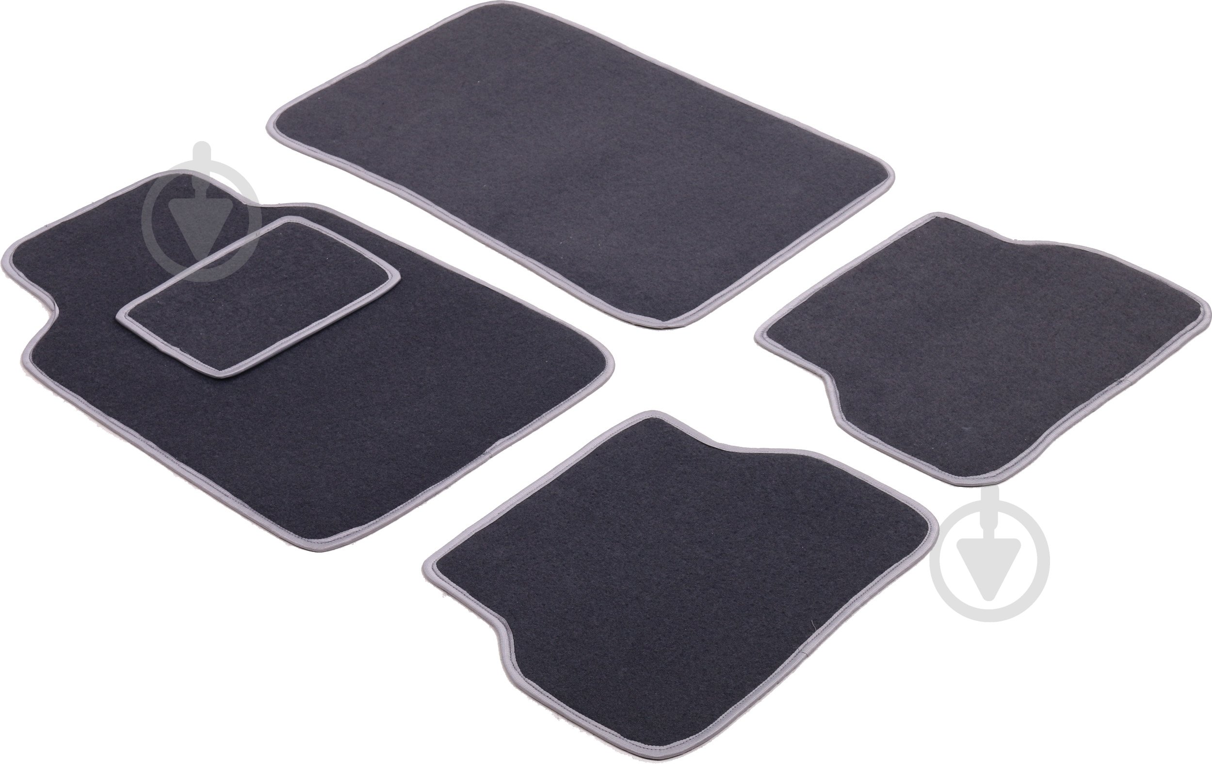 Набор ковриков серые универсальные - фото 1