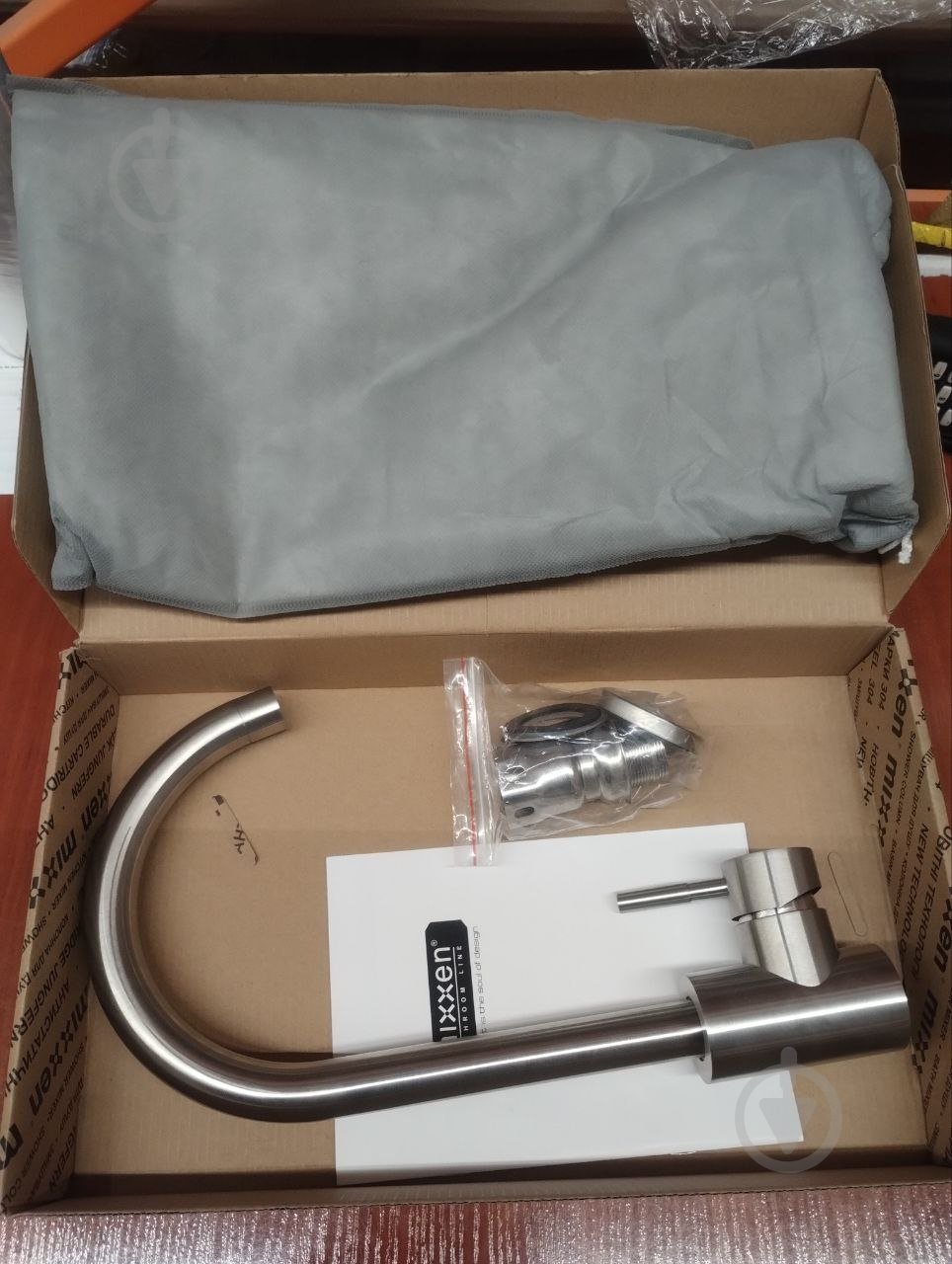 УЦЕНКА! Смеситель для кухни Mixxen Инокс MXCL0406 (УЦ №2878) - фото 4