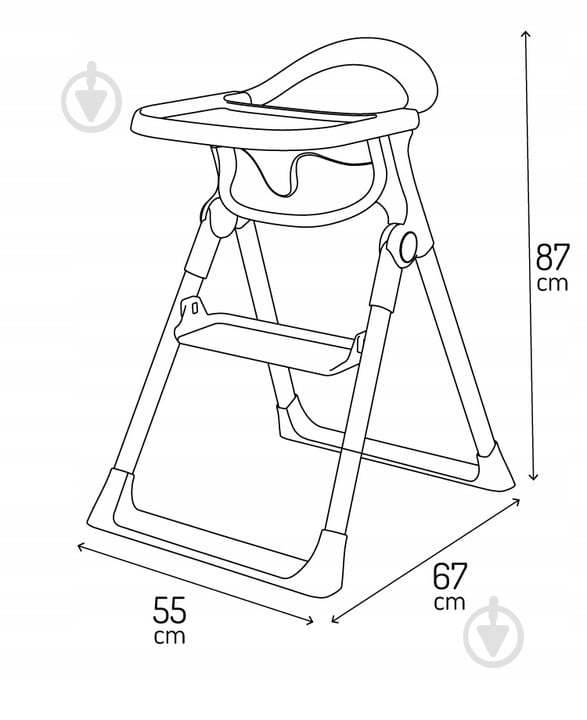 Стульчик для кормления MoMi Kala green - фото 3