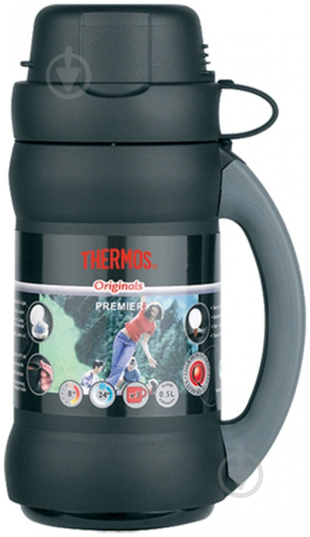 Термос Thermos 0,5 л черный 34-50 - фото 1 Термос Thermos 0,5 л черный 34-50 - фото 1
