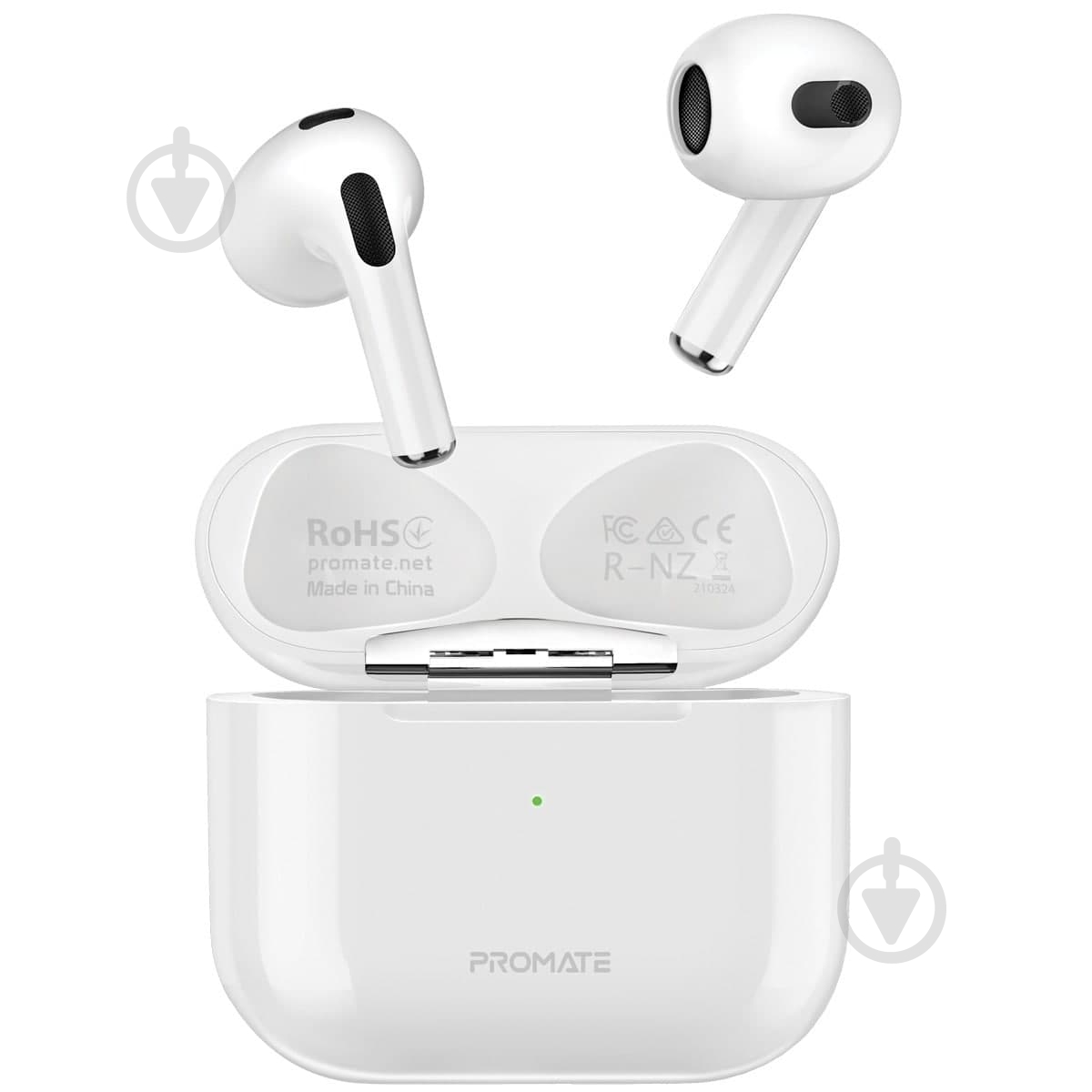Наушники Promate white (freepods-2.white) - фото 1