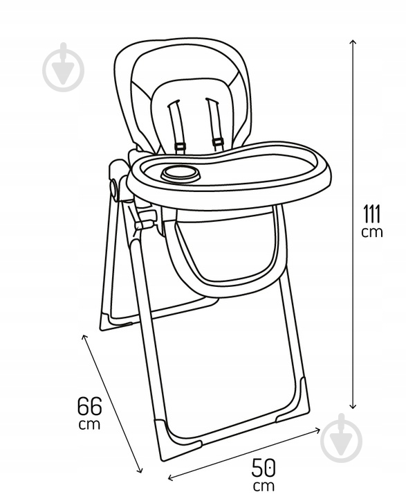 Стульчик для кормления MoMi GOJO black - фото 2 Стульчик для кормления MoMi GOJO black - фото 2