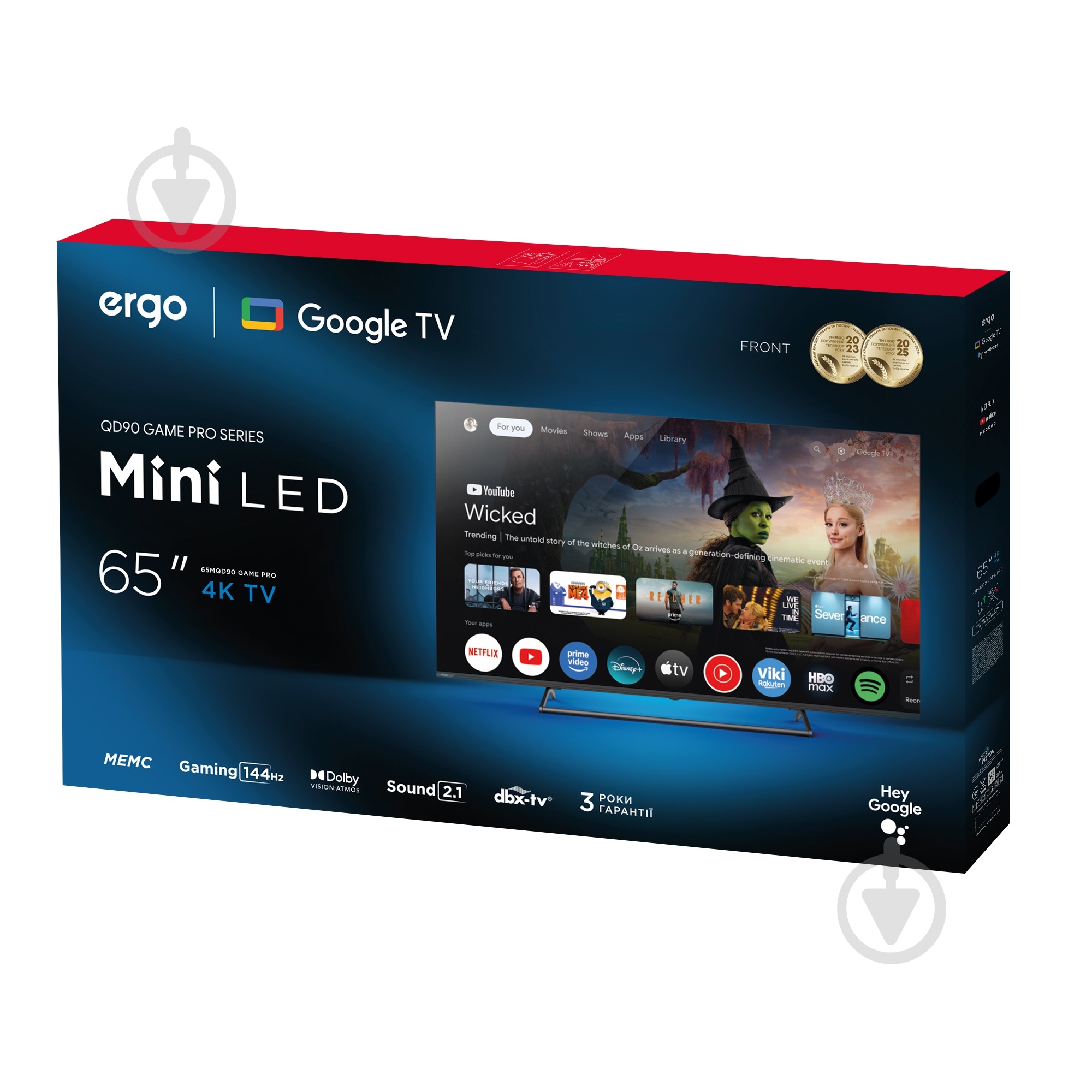 Телевизор Ergo 65MQD90 Game PRO 65″ - фото 7