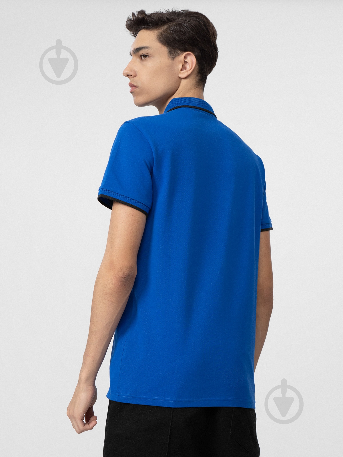 Поло 4F 4FSS22TPTSM005-36S р.L синий - фото 4