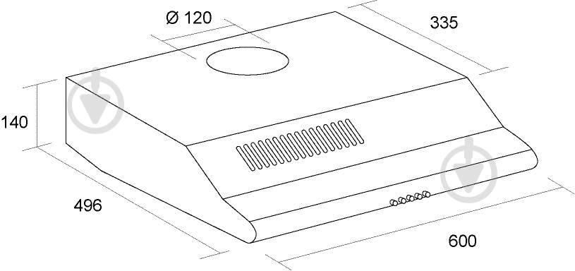ВІТРИНА! Витяжка Pyramida BASIC UNO 60 BROWN - фото 7 ВІТРИНА! Витяжка Pyramida BASIC UNO 60 BROWN - фото 7