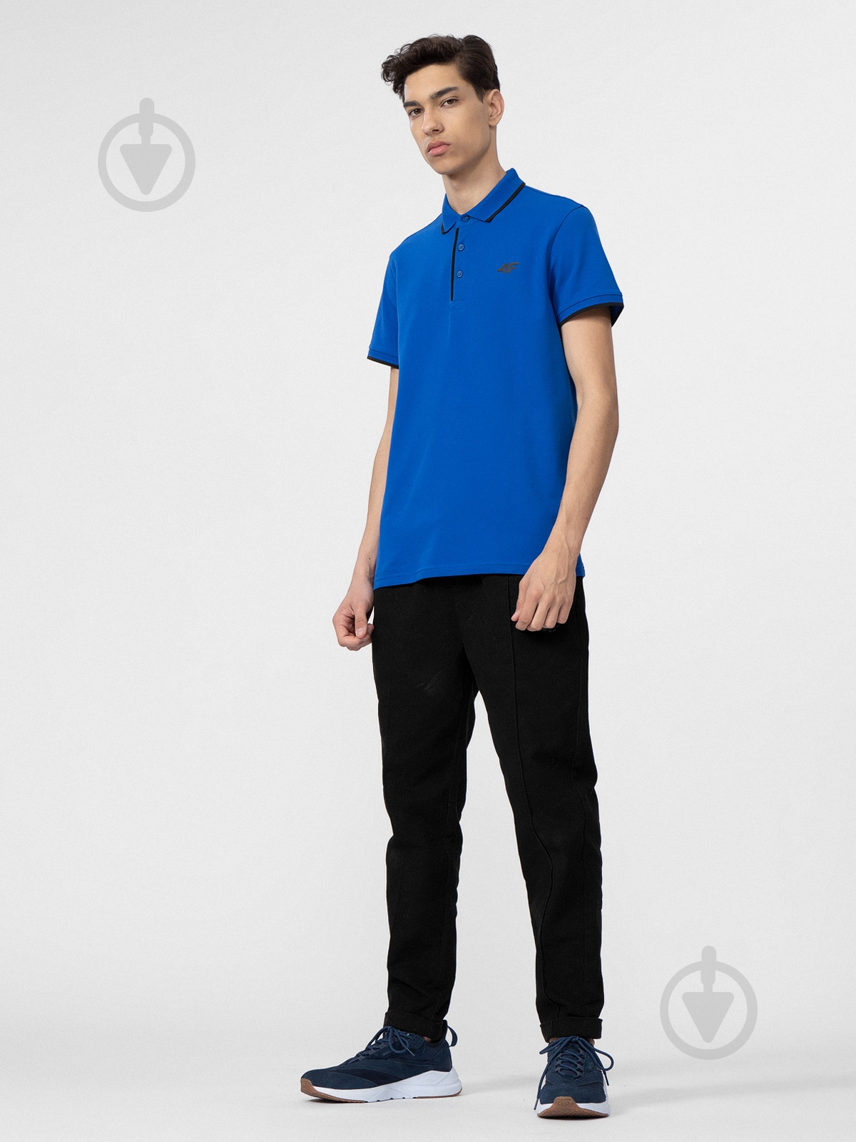 Поло 4F 4FSS22TPTSM005-36S р.S синий - фото 3