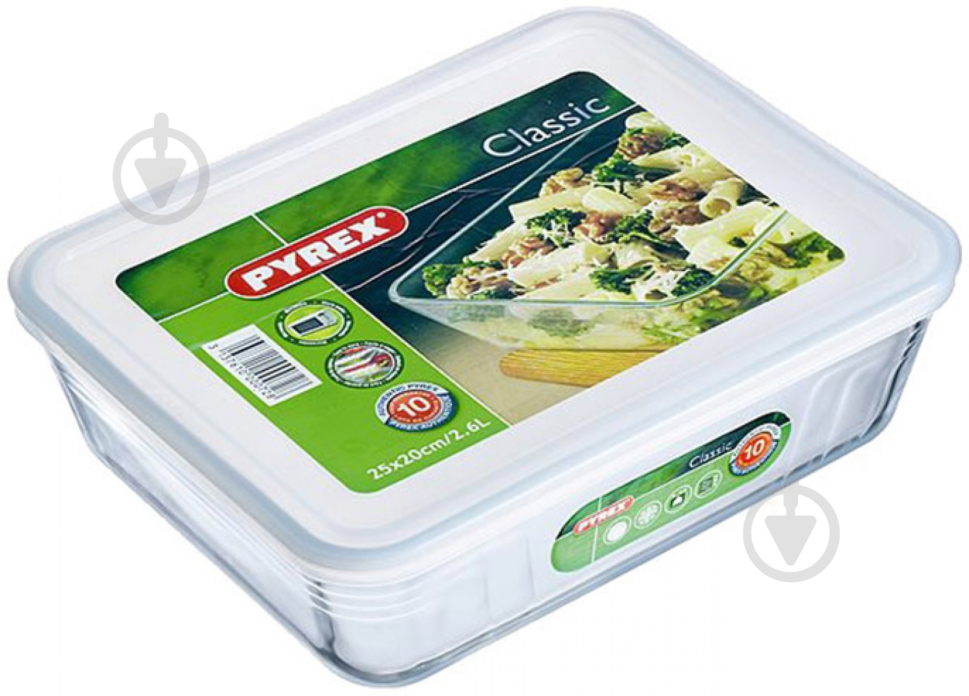 Форма для запекания Pyrex Cook & Store 25x19x8 см 243P000 - фото 1