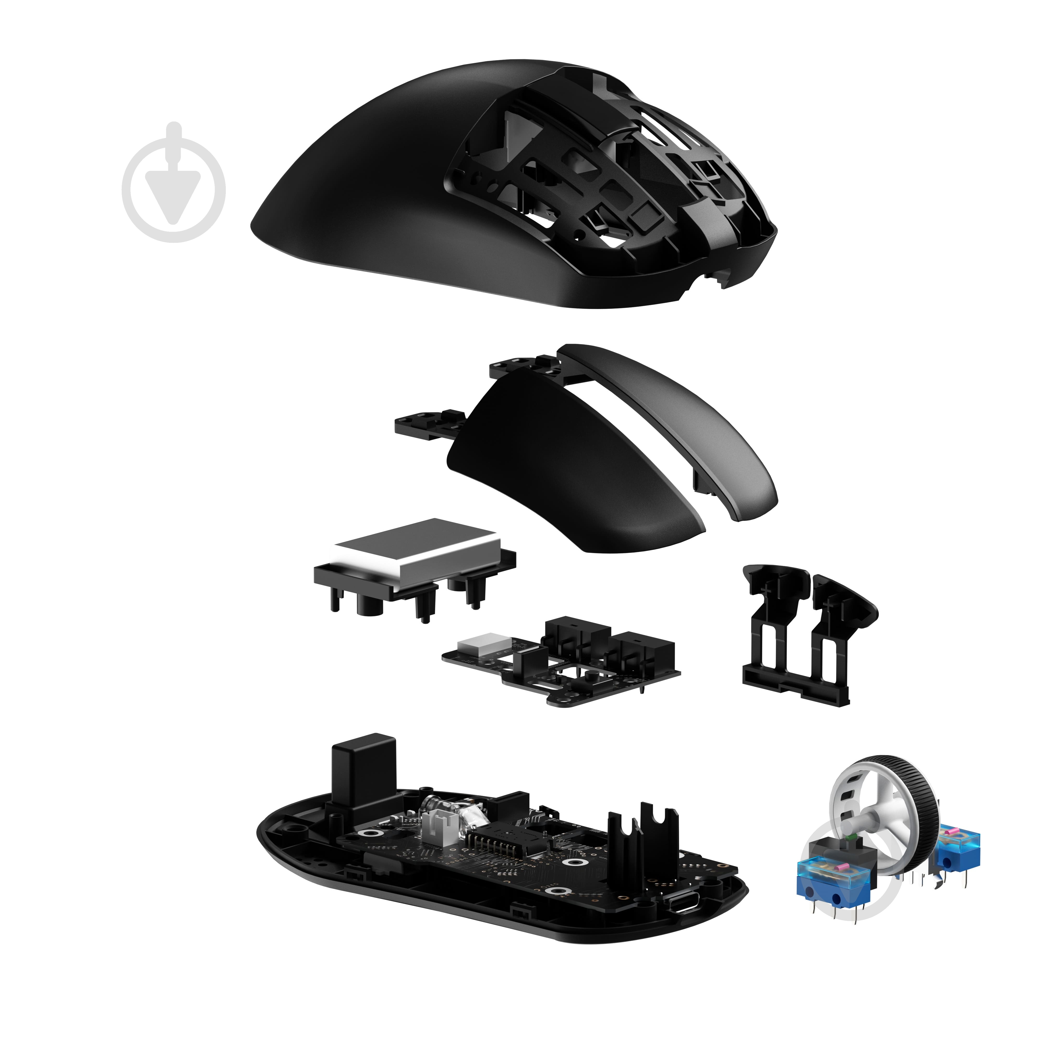 Мышка беспроводная GamePro Asgard Thor 1К black (GM023B) - фото 4 Мышка беспроводная GamePro Asgard Thor 1К black (GM023B) - фото 4