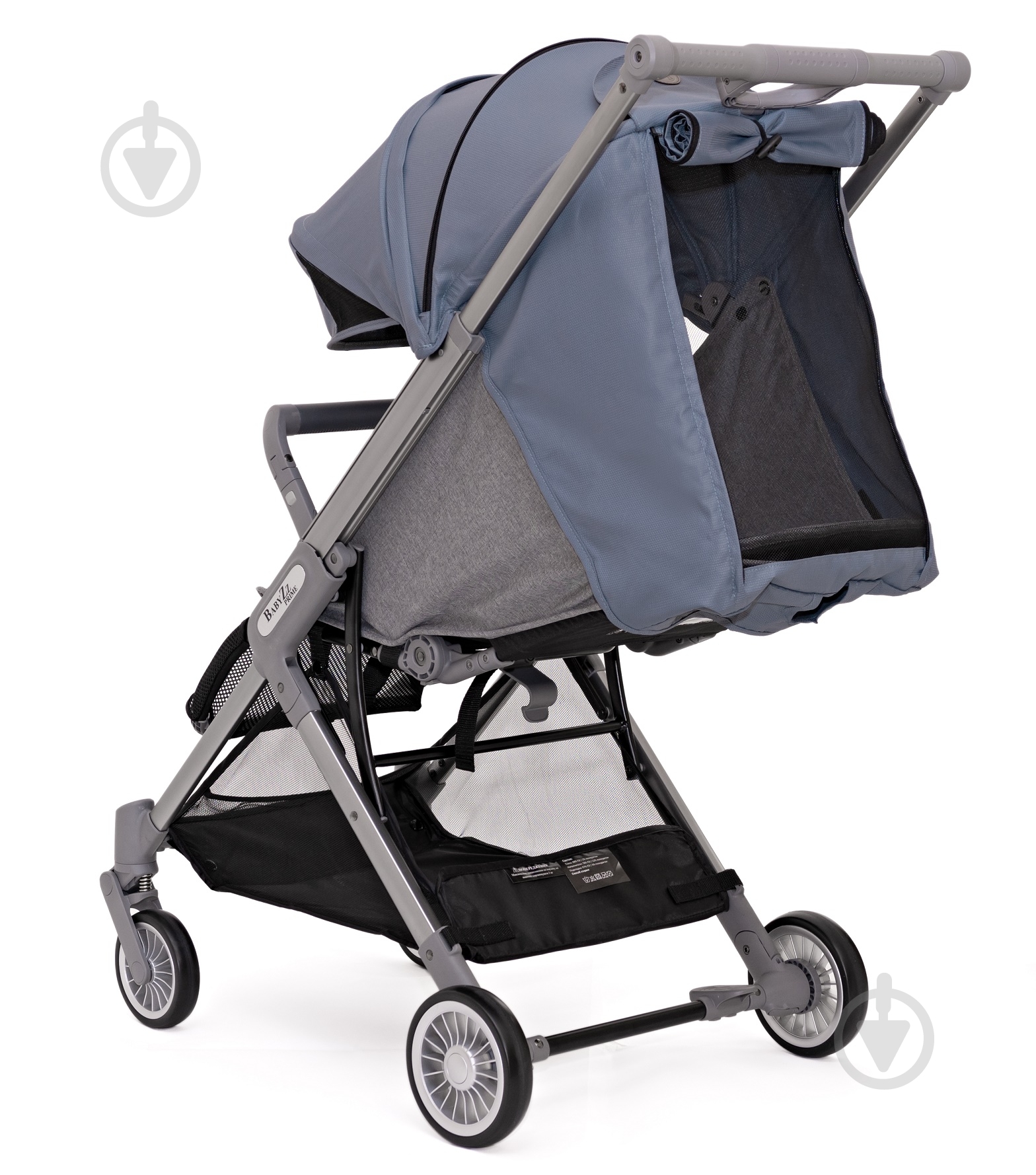 Коляска прогулочная Babyzz Prime голубая - фото 3