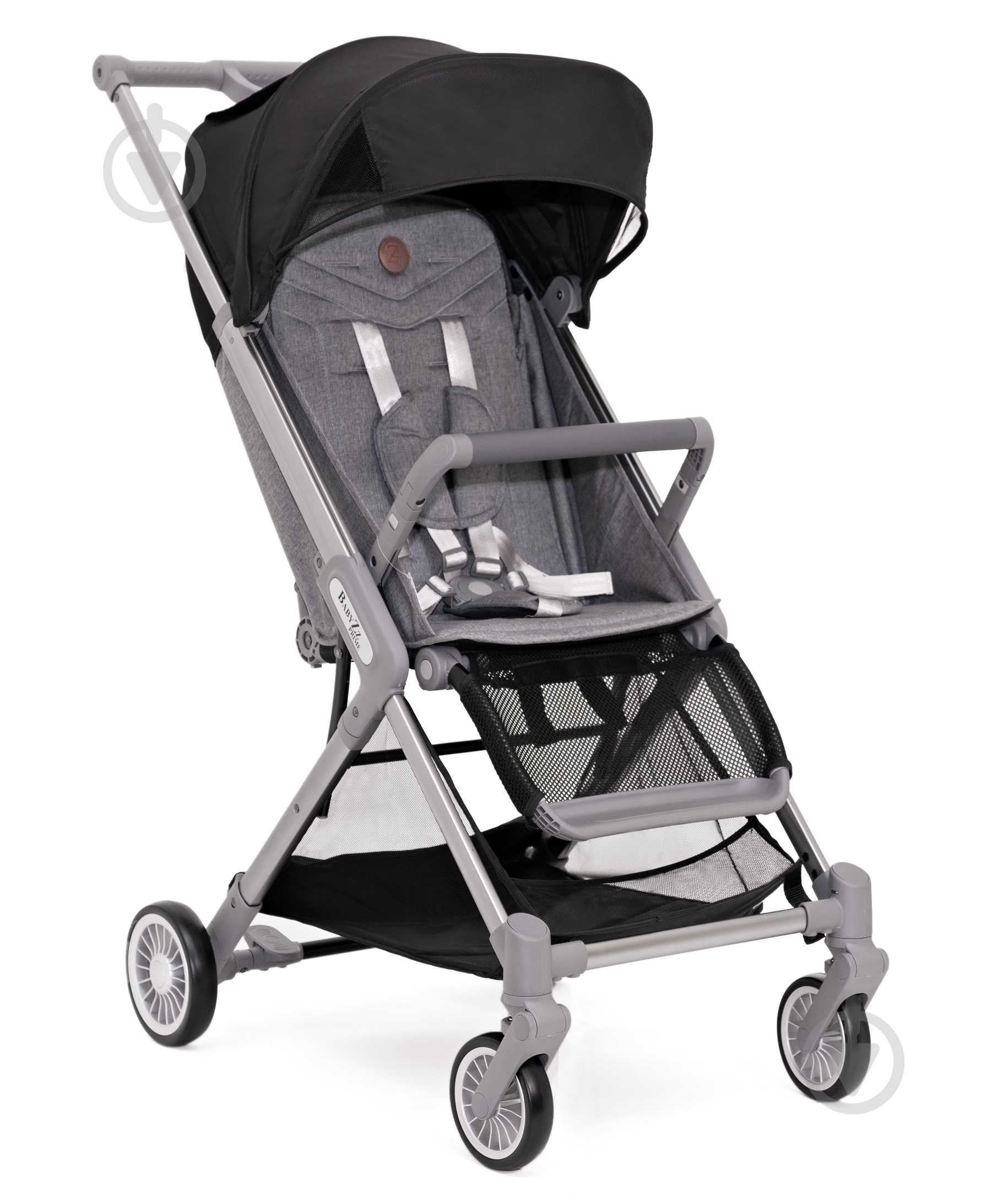 Коляска прогулочная Babyzz Prime черная - фото 3