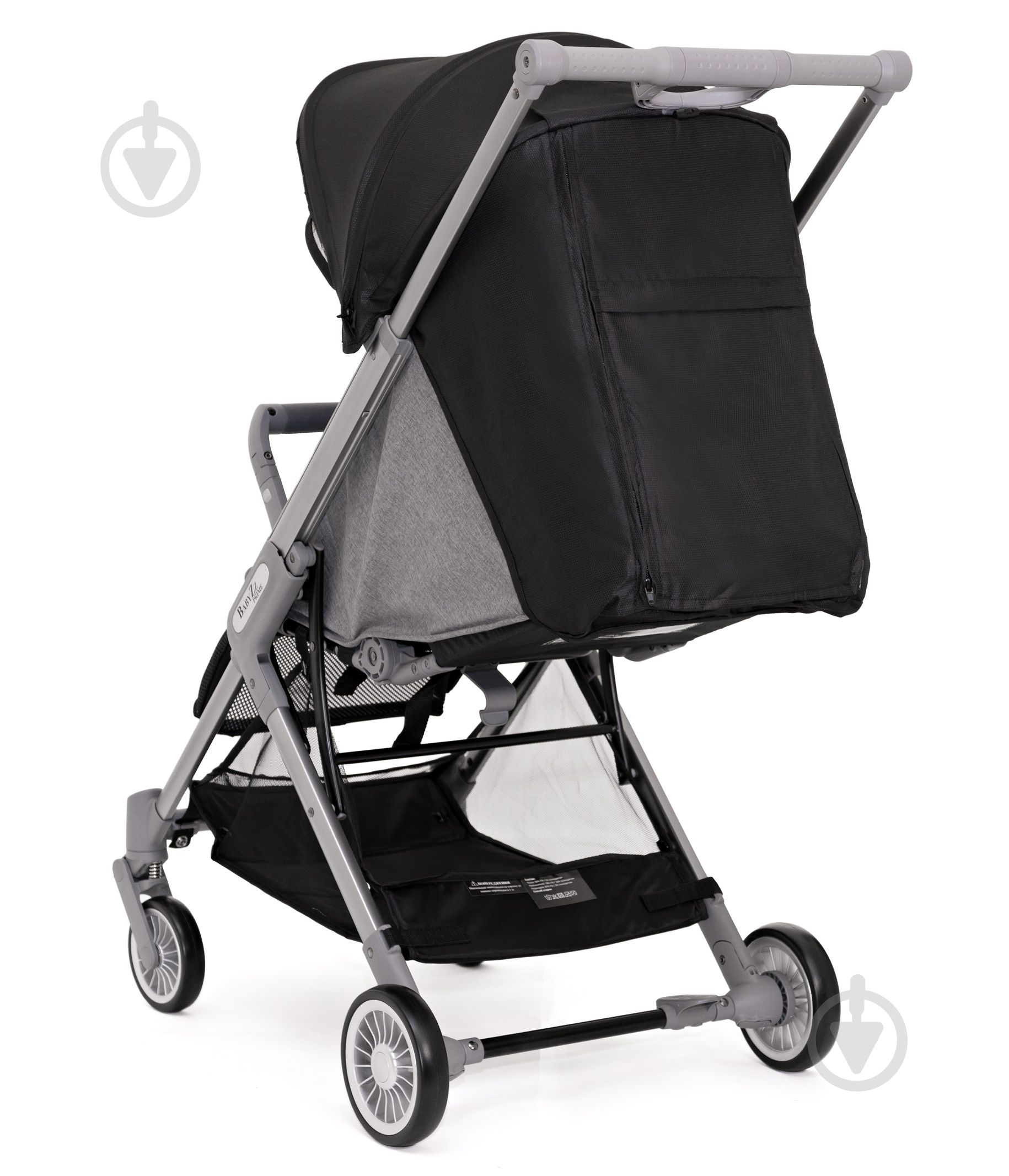 Коляска прогулочная Babyzz Prime черная - фото 4