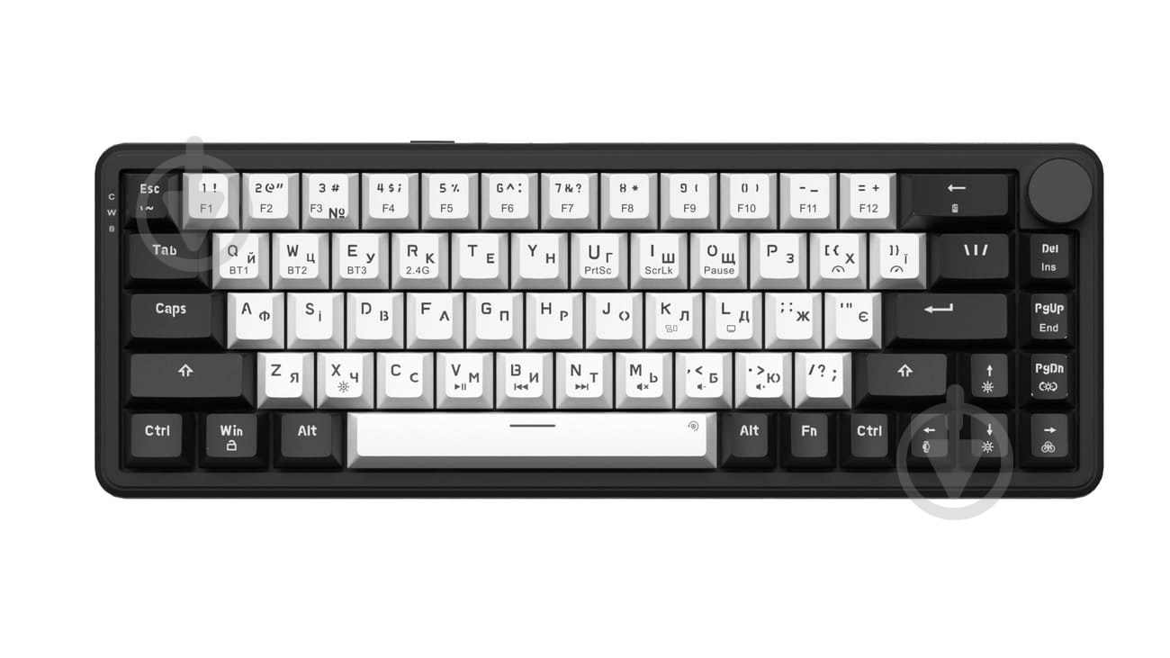 Клавиатура беспроводная GamePro MK210B Pro (MK210B Pro) Asgard Valhalla black - фото 1