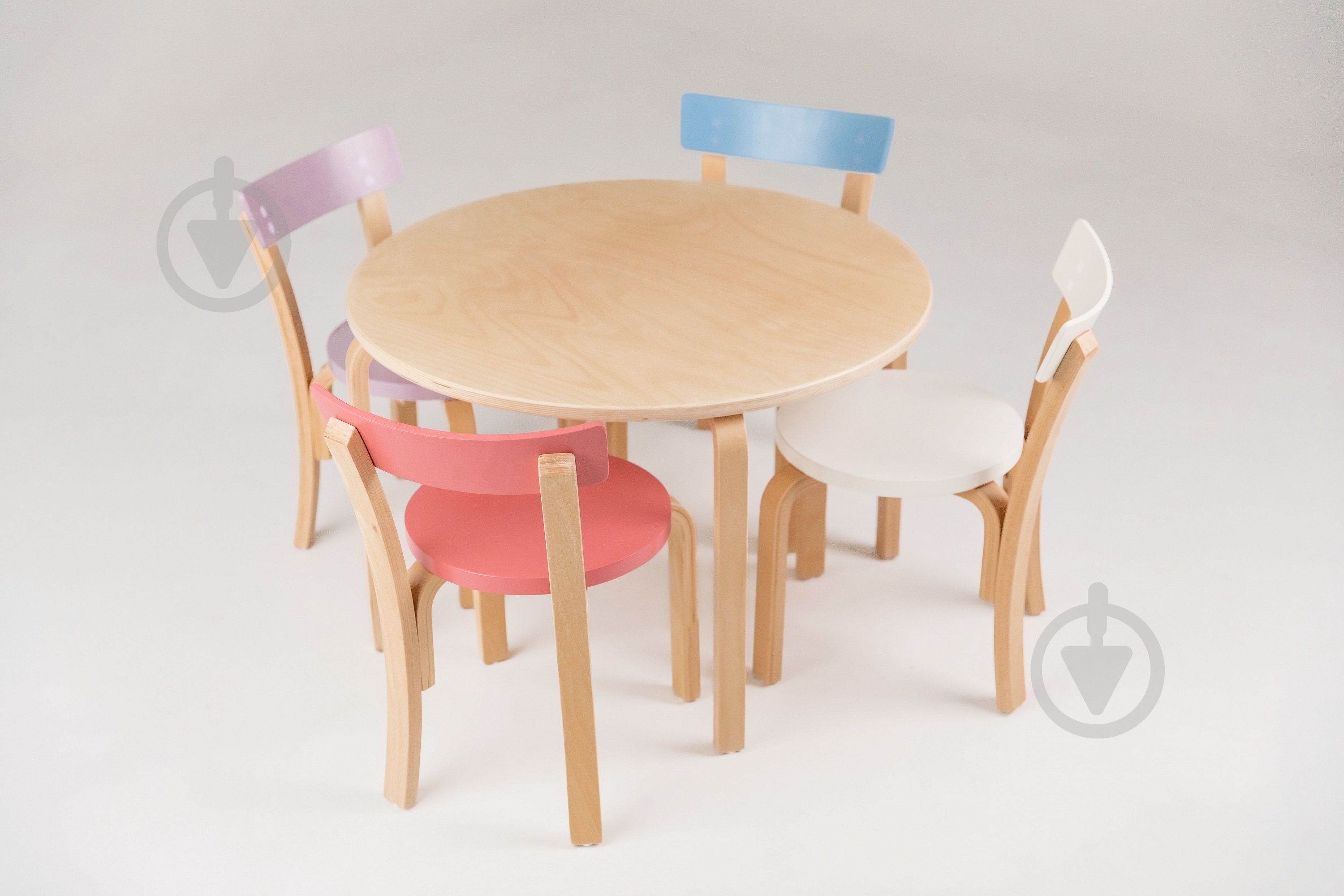 Стульчик для детей бук/белый - фото 7