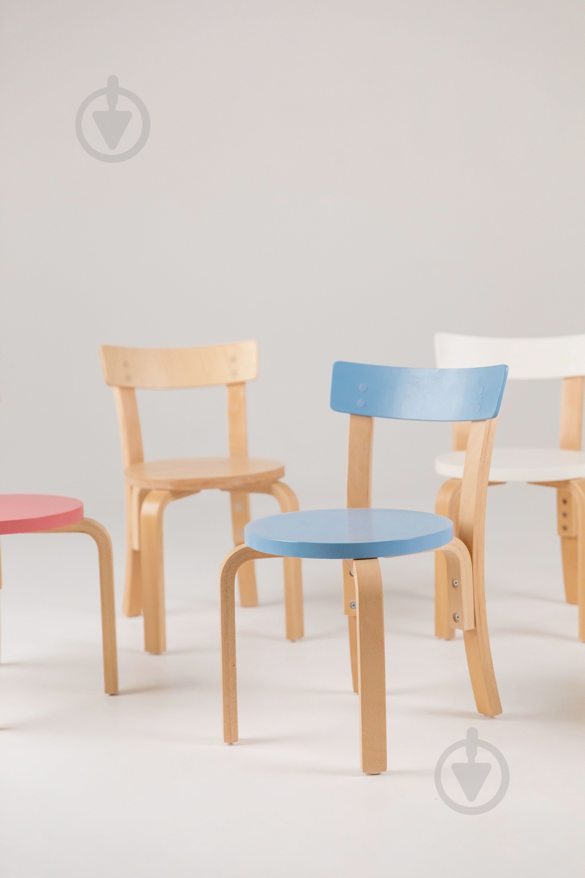Стульчик для детей бук/голубой - фото 8