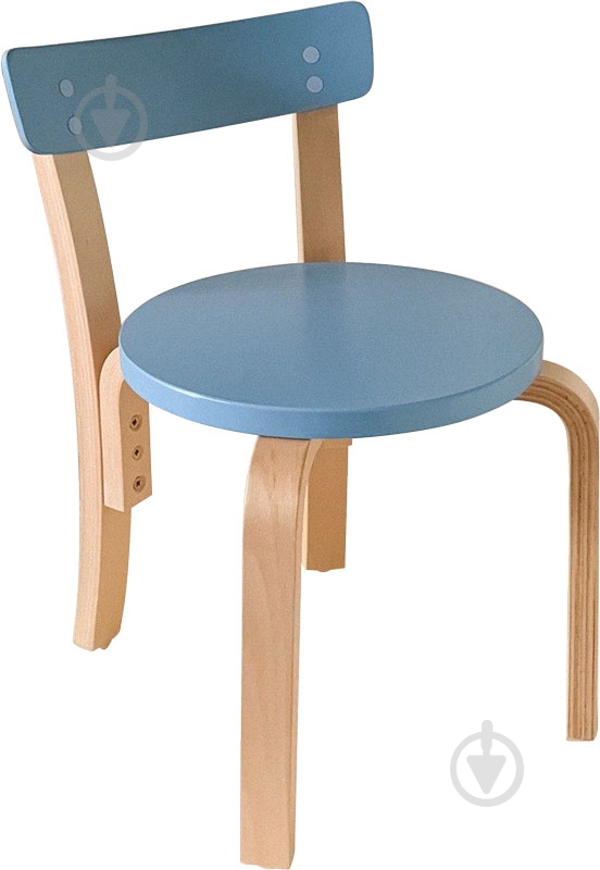 Стульчик для детей бук/голубой - фото 1