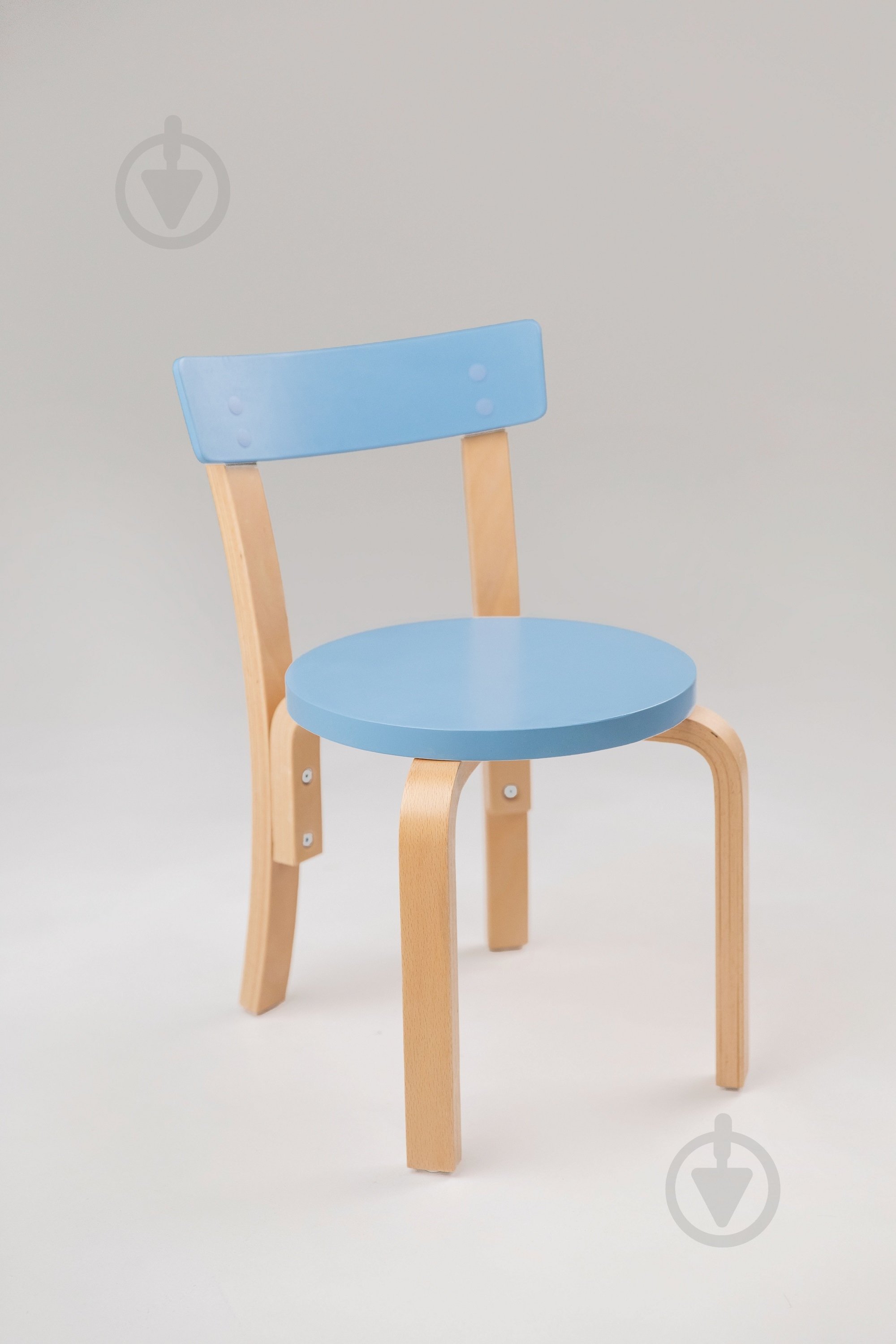 Стульчик для детей бук/голубой - фото 2