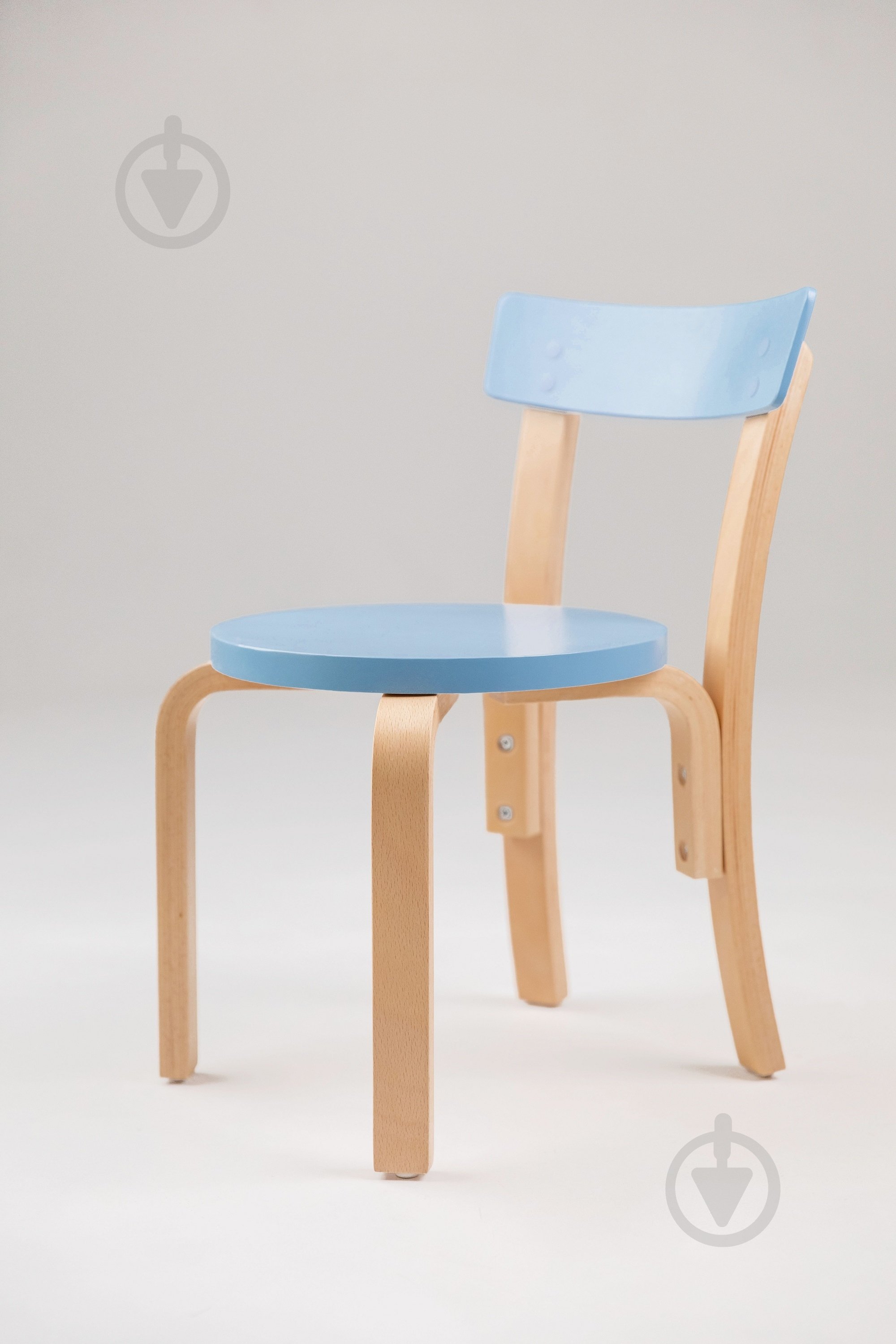 Стульчик для детей бук/голубой - фото 3
