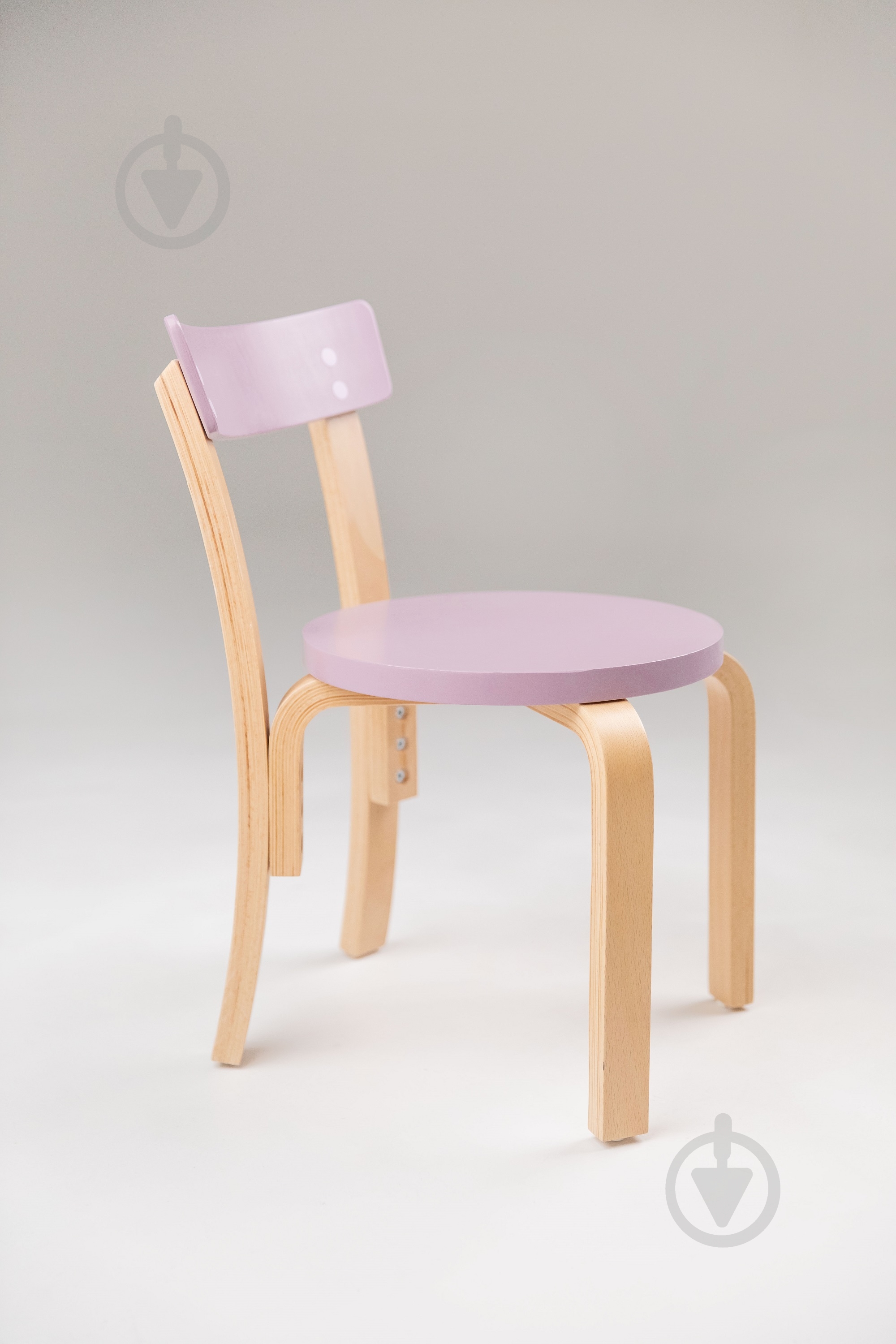 Стульчик для детей бук/фиолетовый - фото 2 Стульчик для детей бук/фиолетовый - фото 2