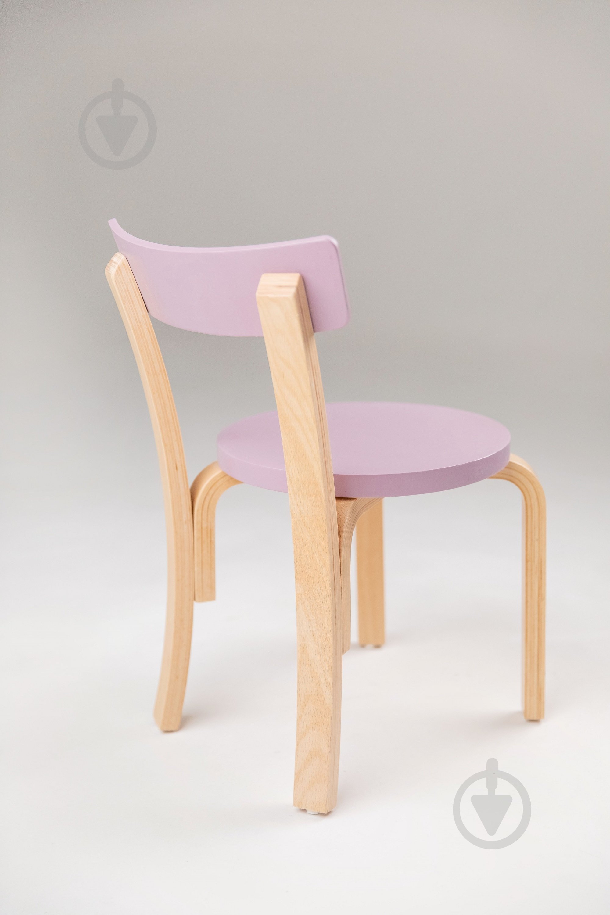 Стульчик для детей бук/фиолетовый - фото 3 Стульчик для детей бук/фиолетовый - фото 3