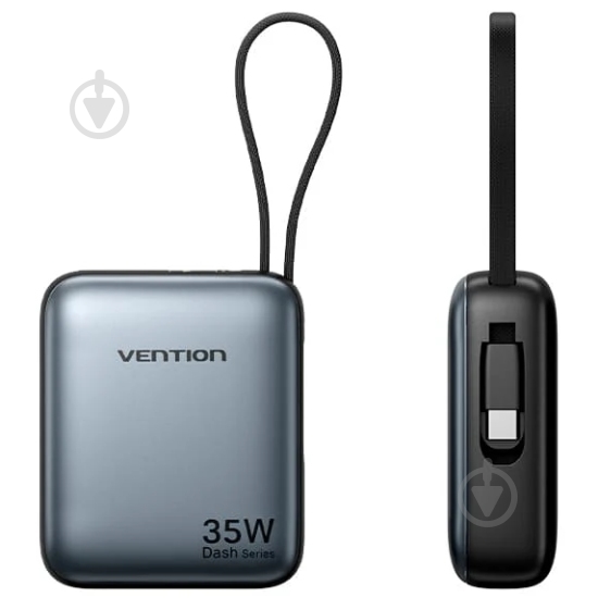 Повербанк Vention 10000 mAh grey (FHEH0) - фото 2