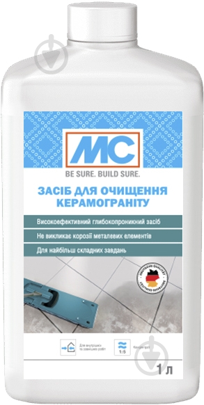 Засіб для чищення керамограніту MC-Bauchemie 1 л - фото 1