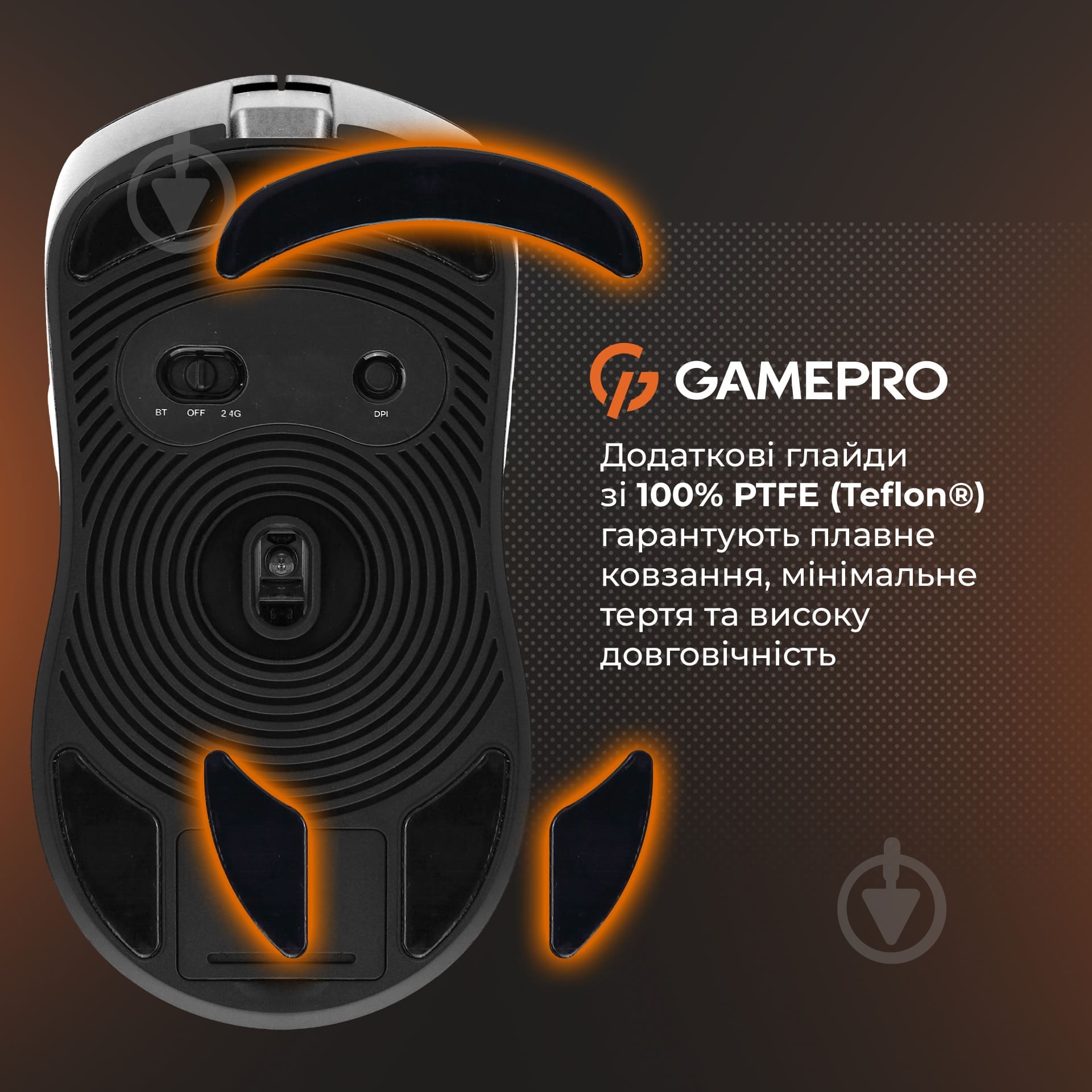 Мышка беспроводная GamePro Genesis Ranker white (GM012W) - фото 11