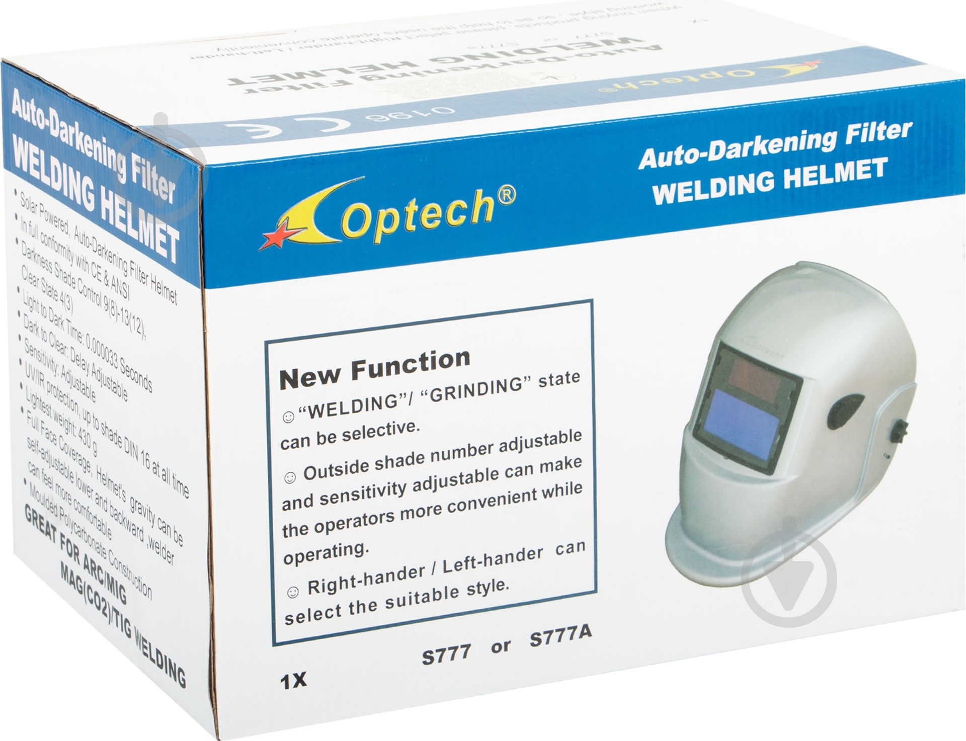 Маска сварщика хамелеон Optech  S777A - фото 5