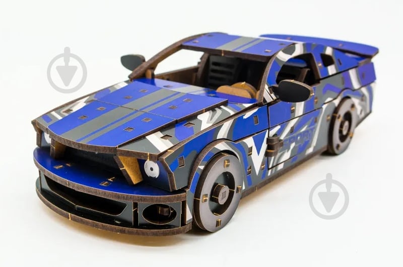 3D-конструктор PuzzleOk Muscle Car синий Puz-00642 - фото 2