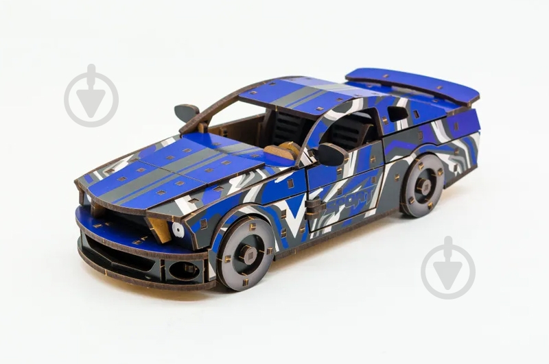 3D-конструктор PuzzleOk Muscle Car синий Puz-00642 - фото 6