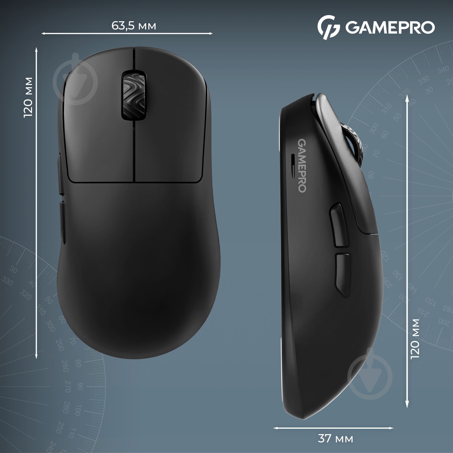 Мышка беспроводная GamePro Asgard Loki black (GM022B) - фото 17 Мышка беспроводная GamePro Asgard Loki black (GM022B) - фото 17