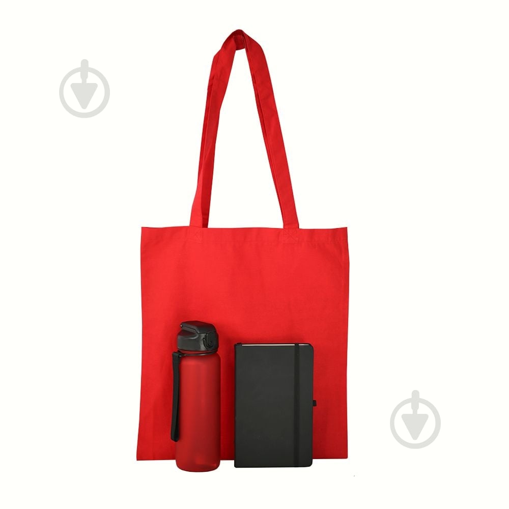 Экосумка 37x41 см красная EcoCarry - фото 5