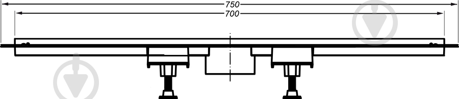 Линейный трап для душа Bonomini Canalissima 6825WX70S - фото 3 Линейный трап для душа Bonomini Canalissima 6825WX70S - фото 3