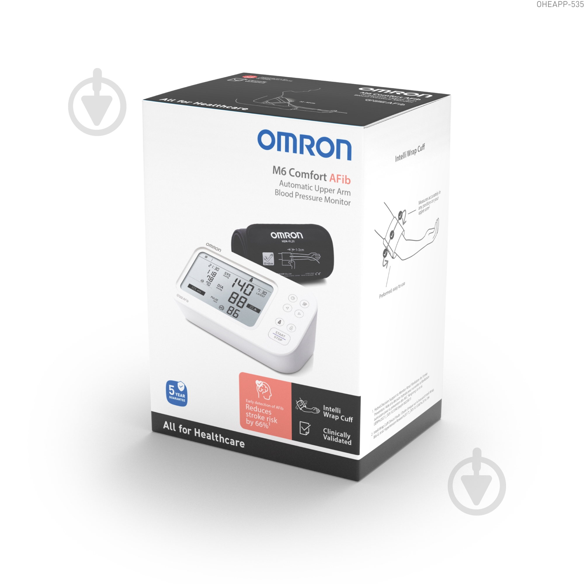 Тонометр Omron M6 Comfort AFIB - фото 1 Тонометр Omron M6 Comfort AFIB - фото 1